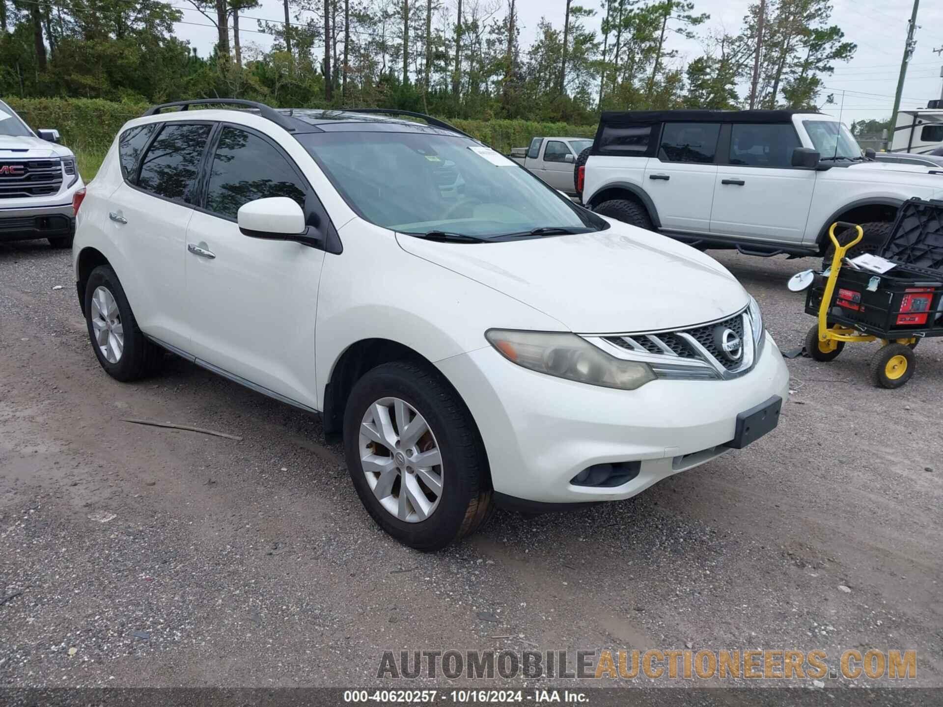 JN8AZ1MUXBW058795 NISSAN MURANO 2011