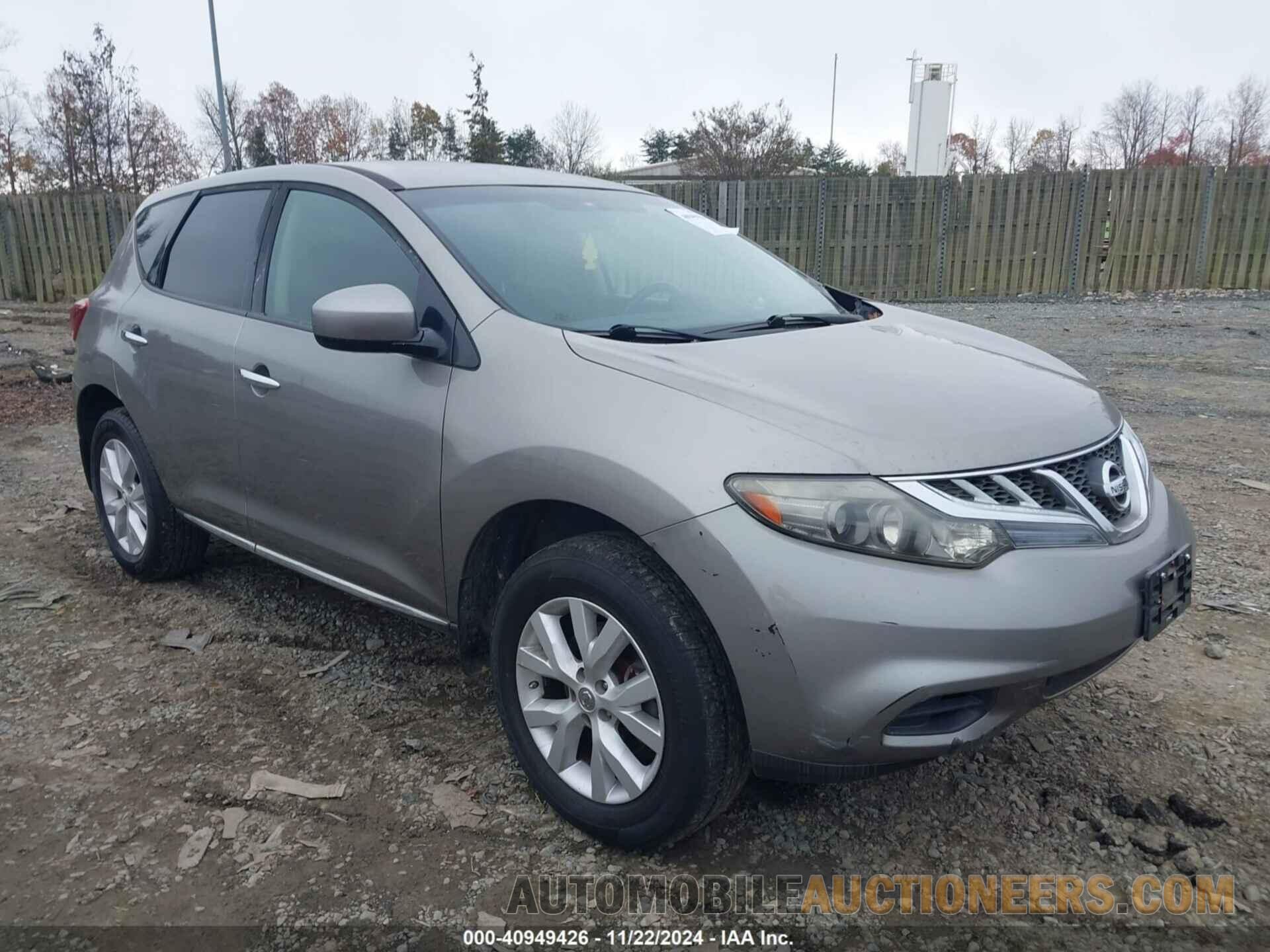 JN8AZ1MUXBW066153 NISSAN MURANO 2011