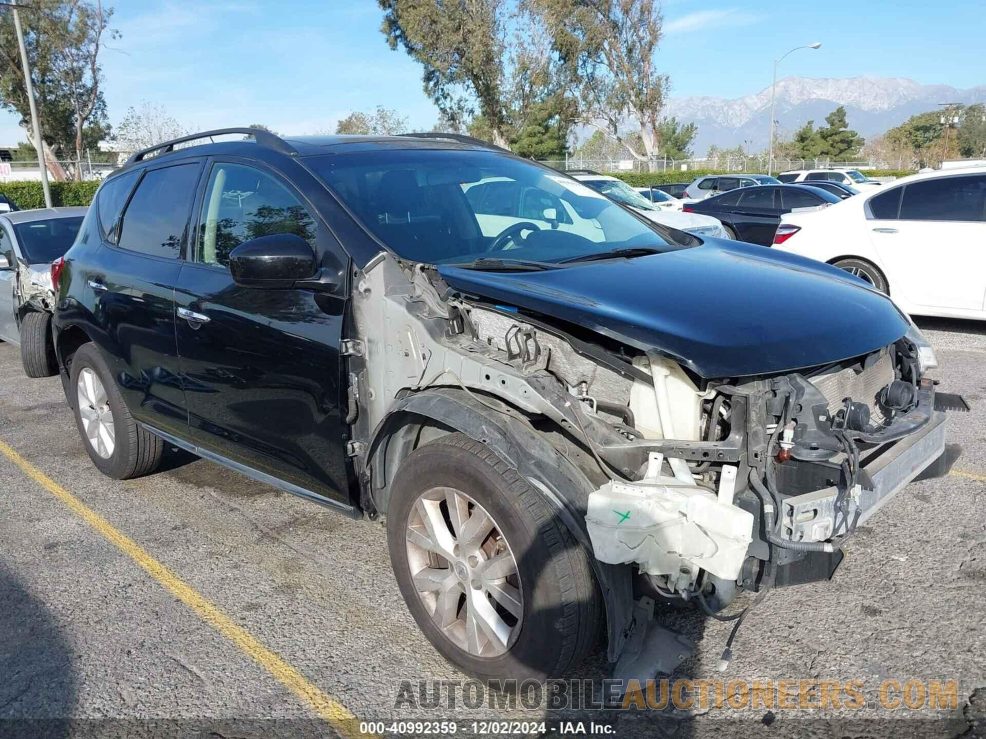 JN8AZ1MUXBW066623 NISSAN MURANO 2011