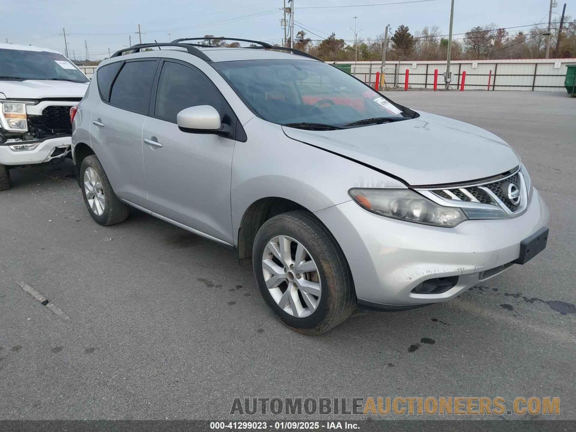 JN8AZ1MUXEW406256 NISSAN MURANO 2014