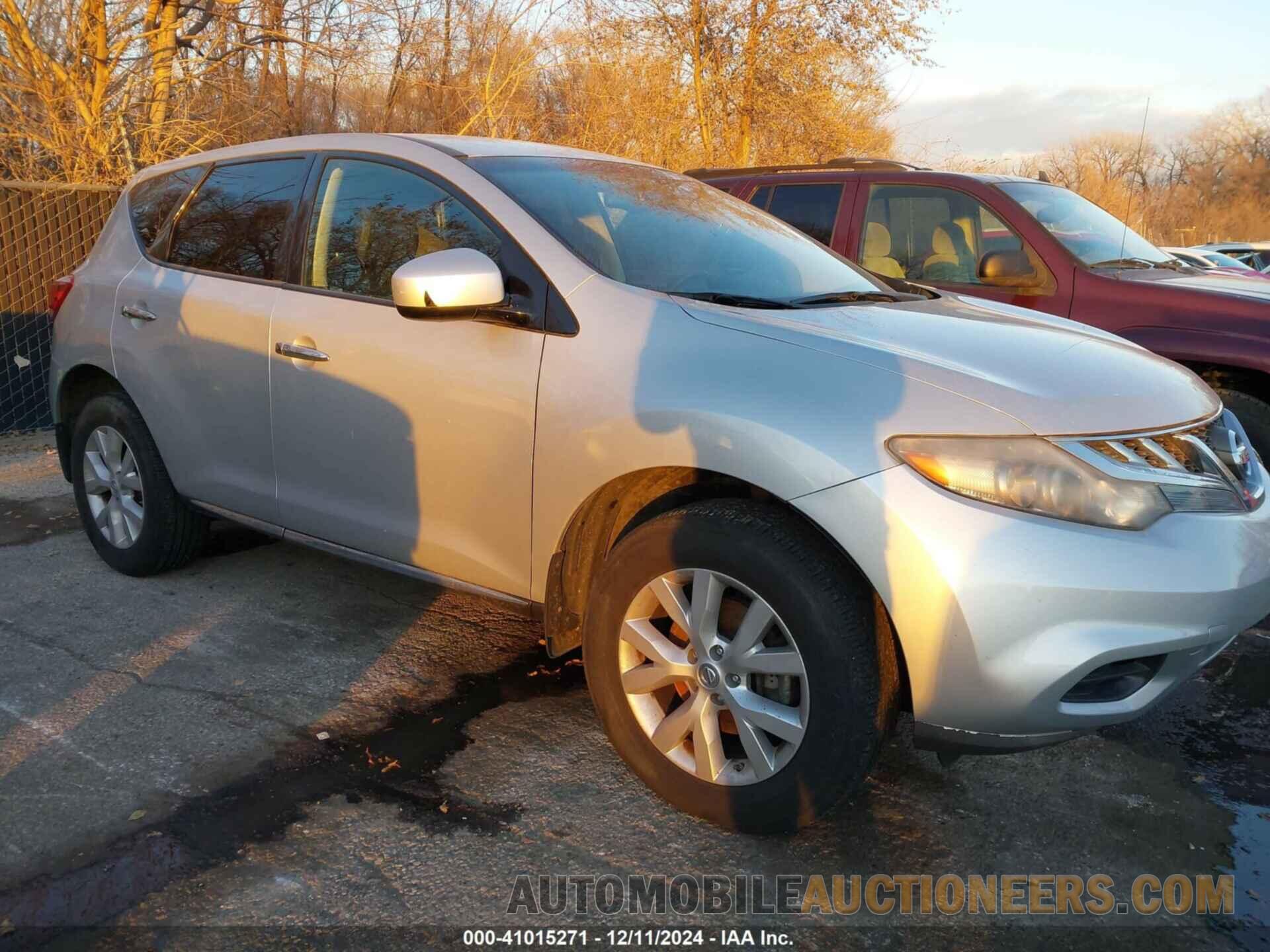 JN8AZ1MW0BW165498 NISSAN MURANO 2011