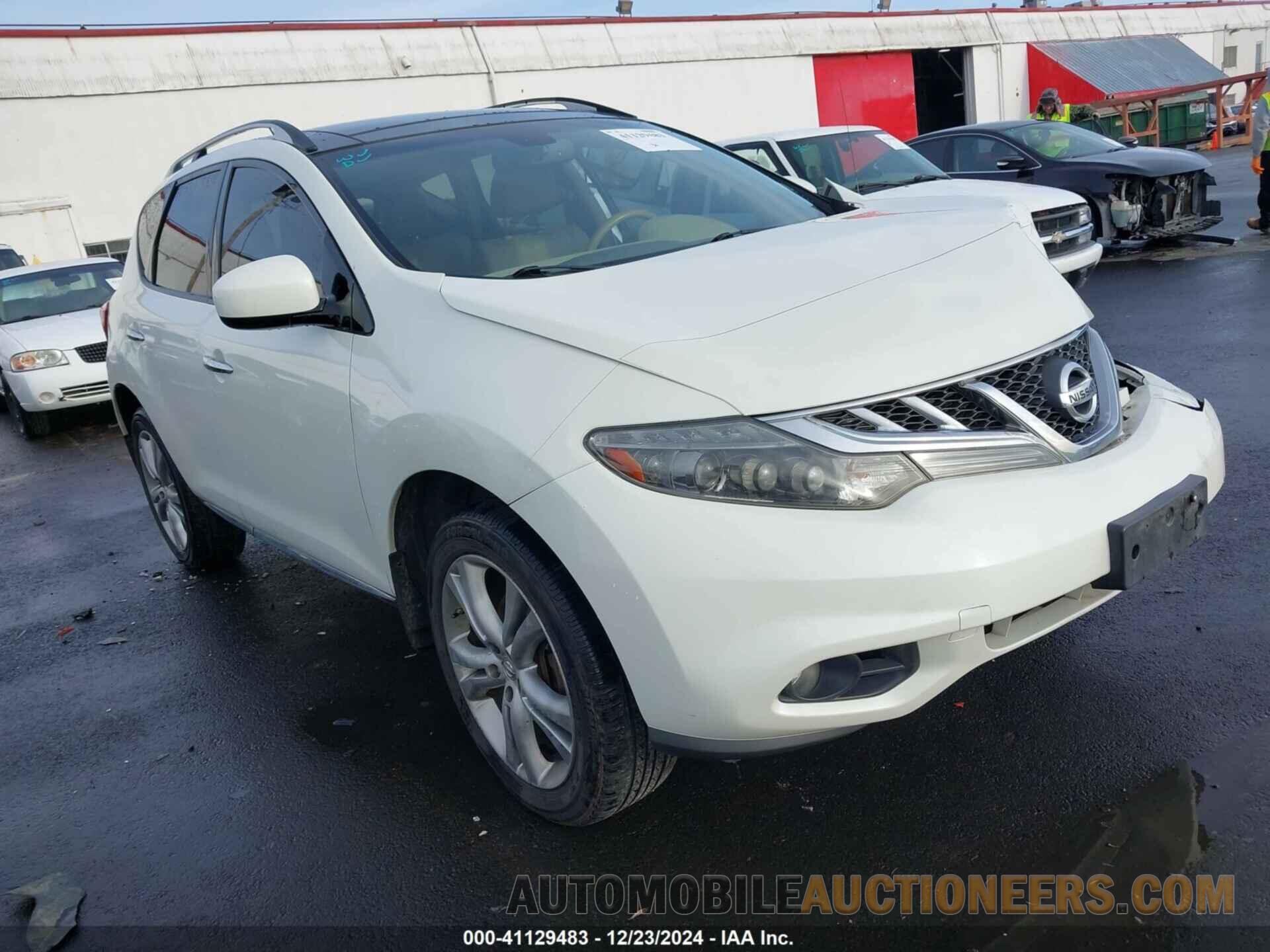 JN8AZ1MW0BW187372 NISSAN MURANO 2011