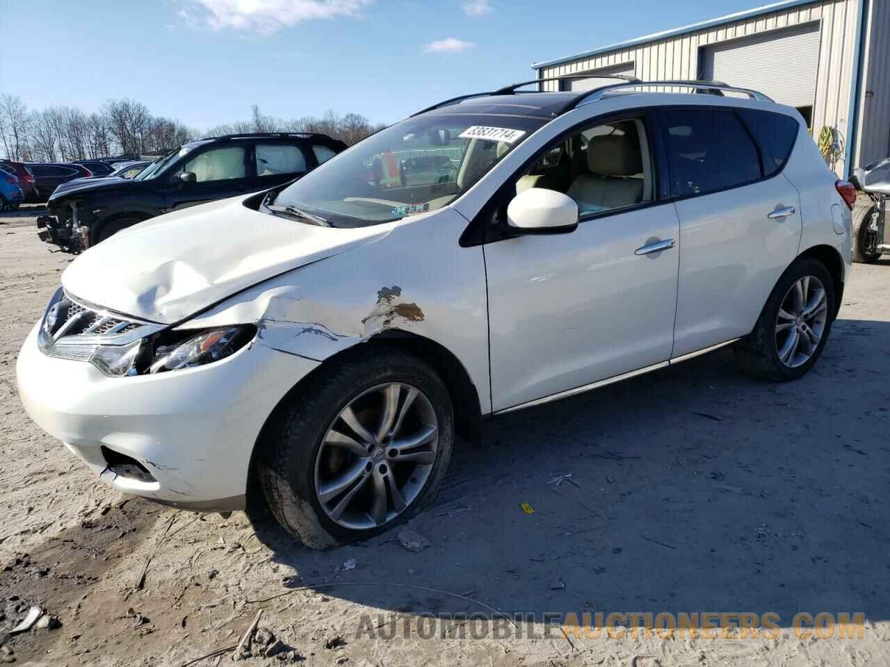 JN8AZ1MW0CW210876 NISSAN MURANO 2012