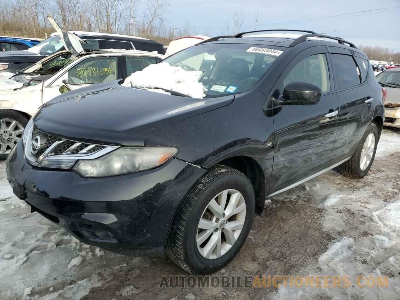 JN8AZ1MW0CW228360 NISSAN MURANO 2012