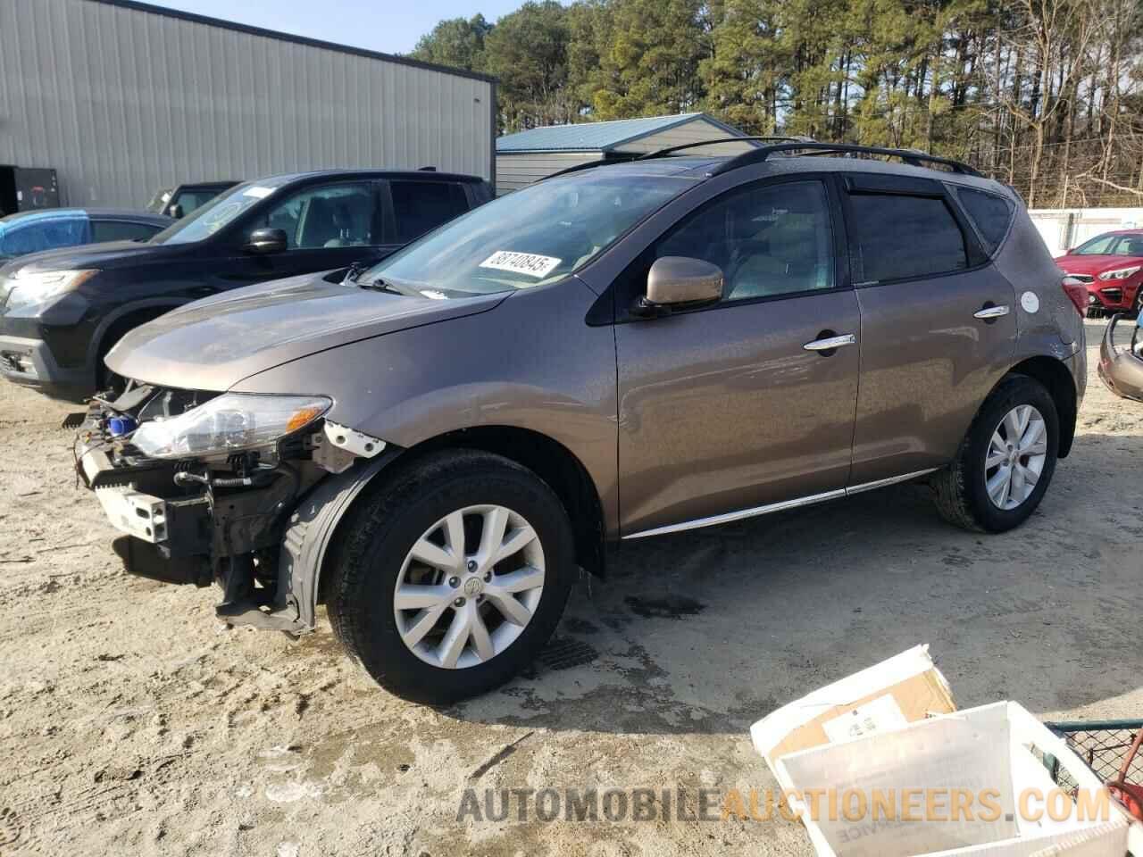 JN8AZ1MW0CW234496 NISSAN MURANO 2012