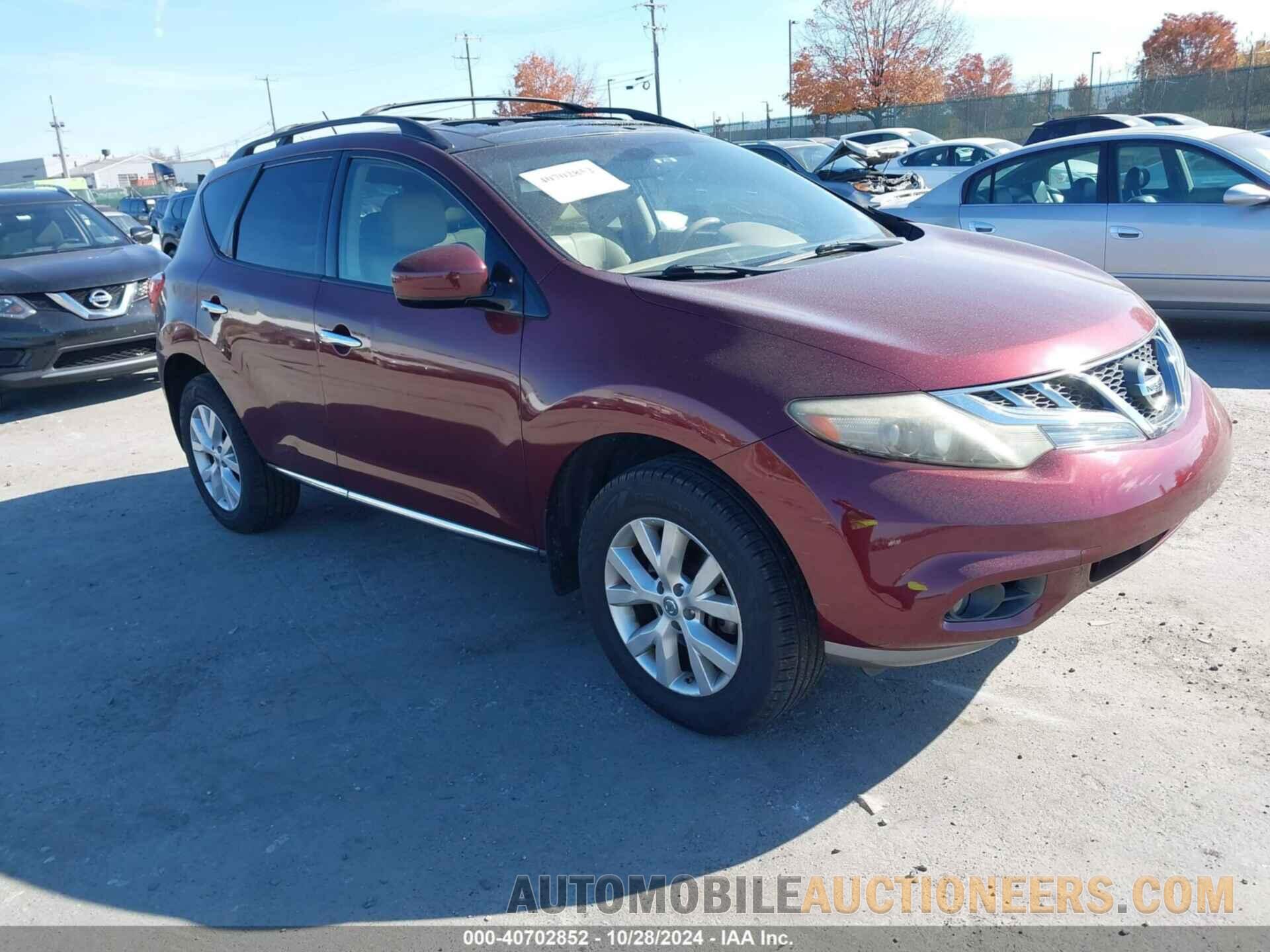 JN8AZ1MW1BW184965 NISSAN MURANO 2011