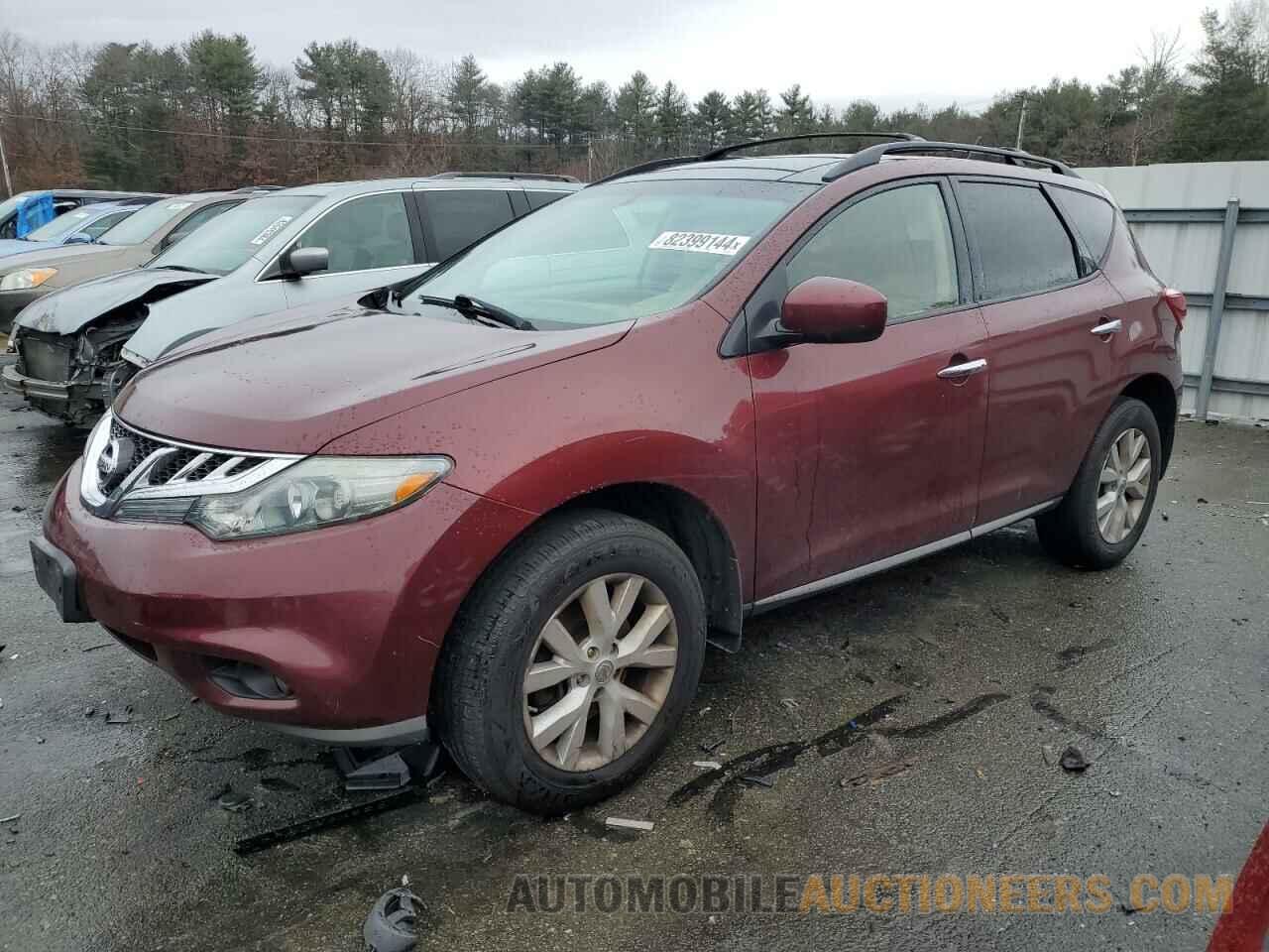 JN8AZ1MW1CW204603 NISSAN MURANO 2012