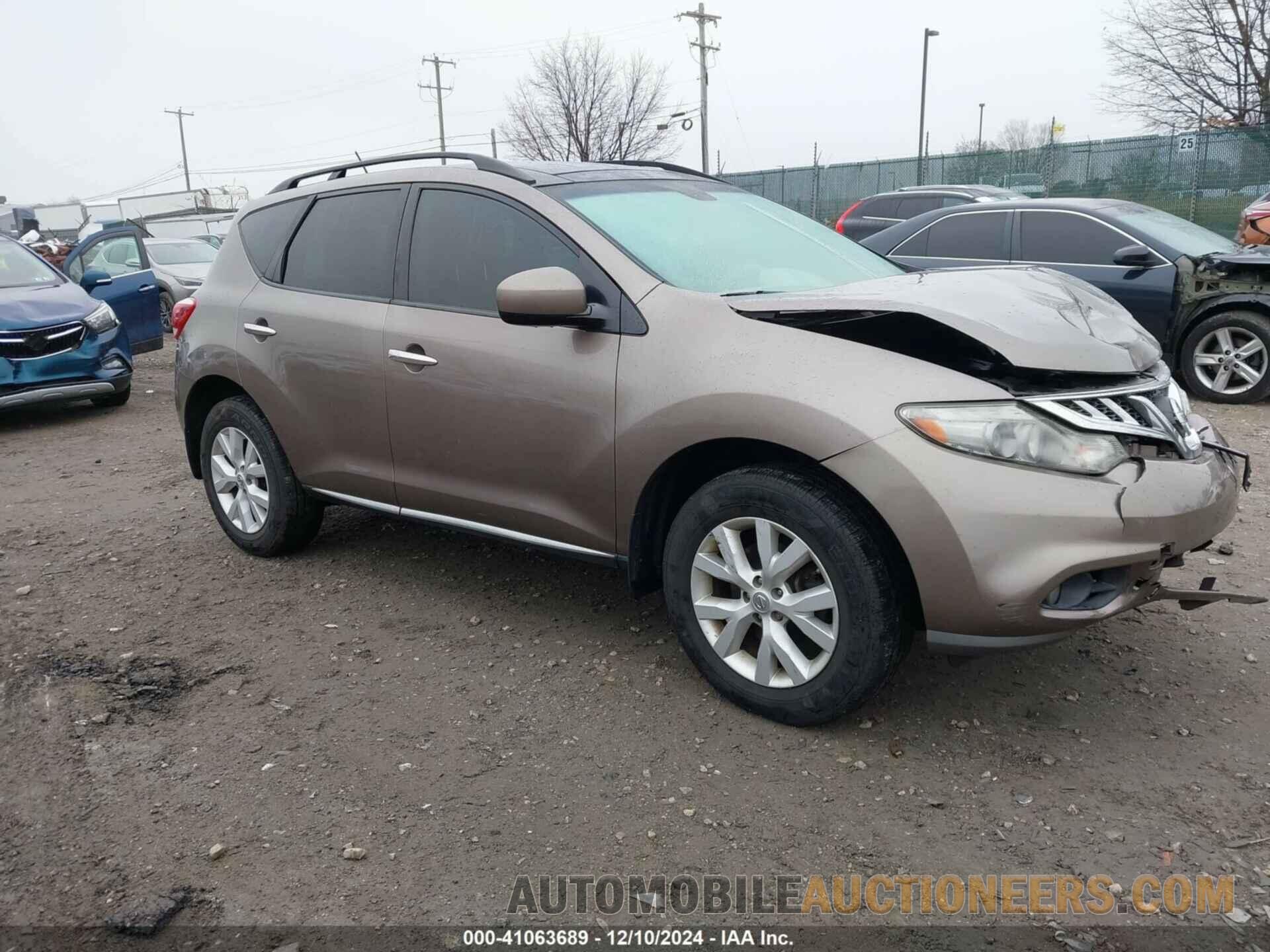 JN8AZ1MW1CW217271 NISSAN MURANO 2012