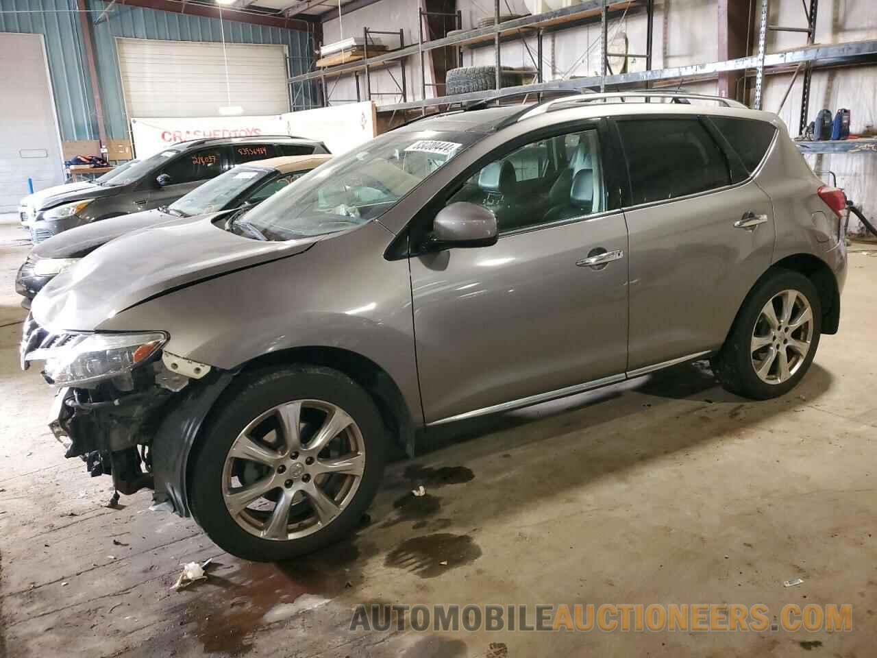 JN8AZ1MW1CW224205 NISSAN MURANO 2012