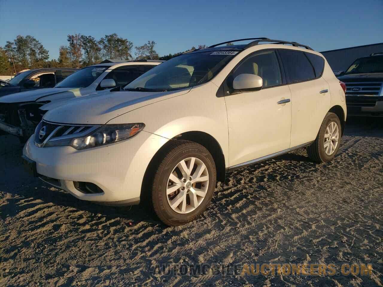 JN8AZ1MW1CW232840 NISSAN MURANO 2012