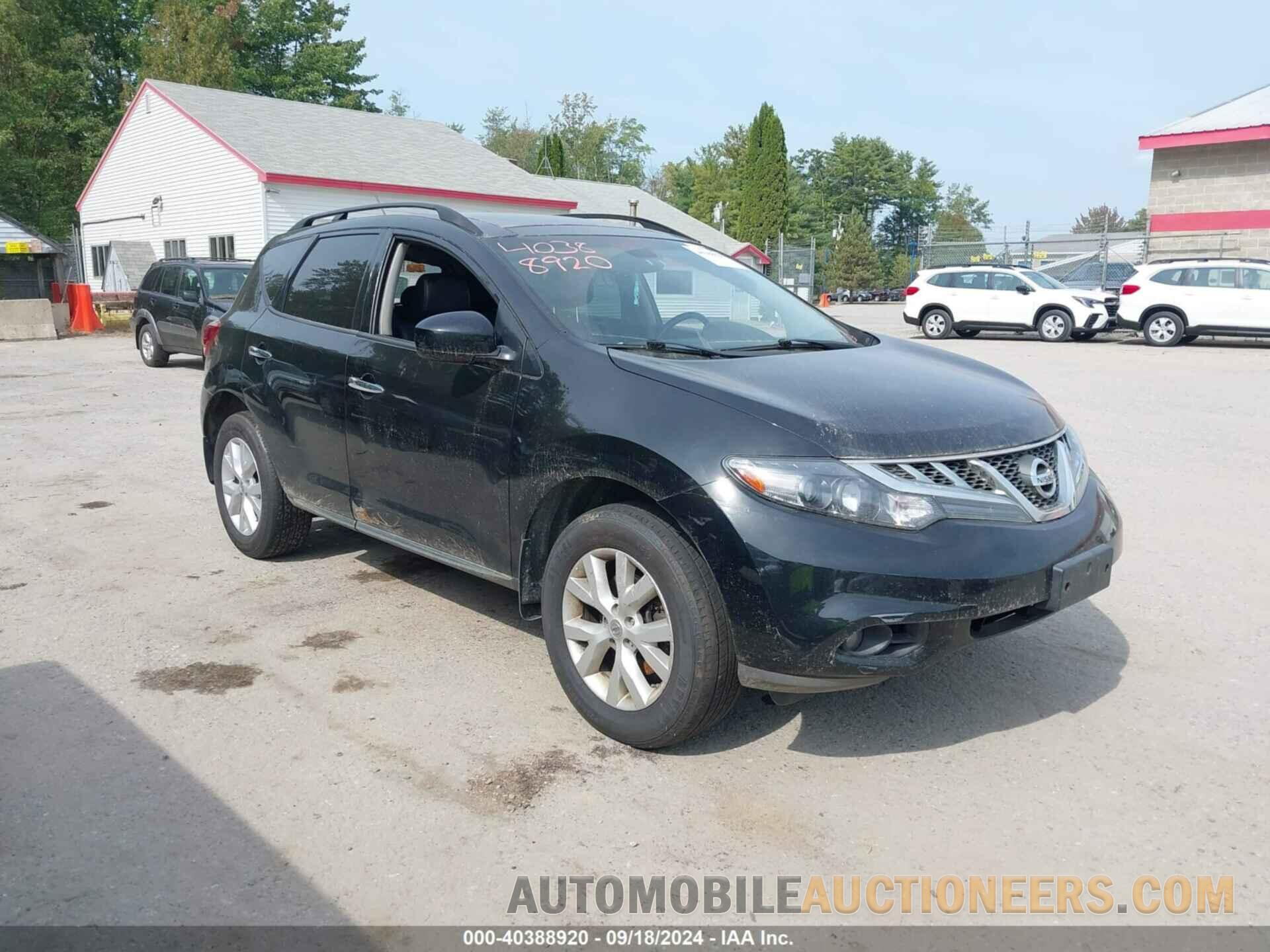 JN8AZ1MW1CW234703 NISSAN MURANO 2012