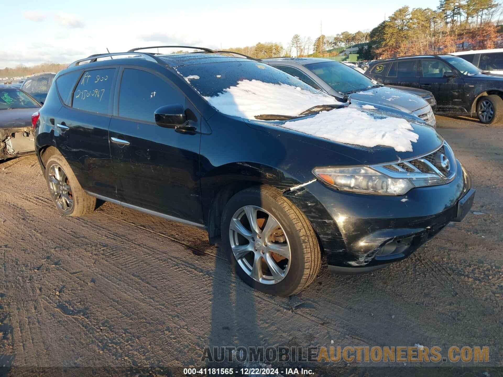 JN8AZ1MW1CW238475 NISSAN MURANO 2012