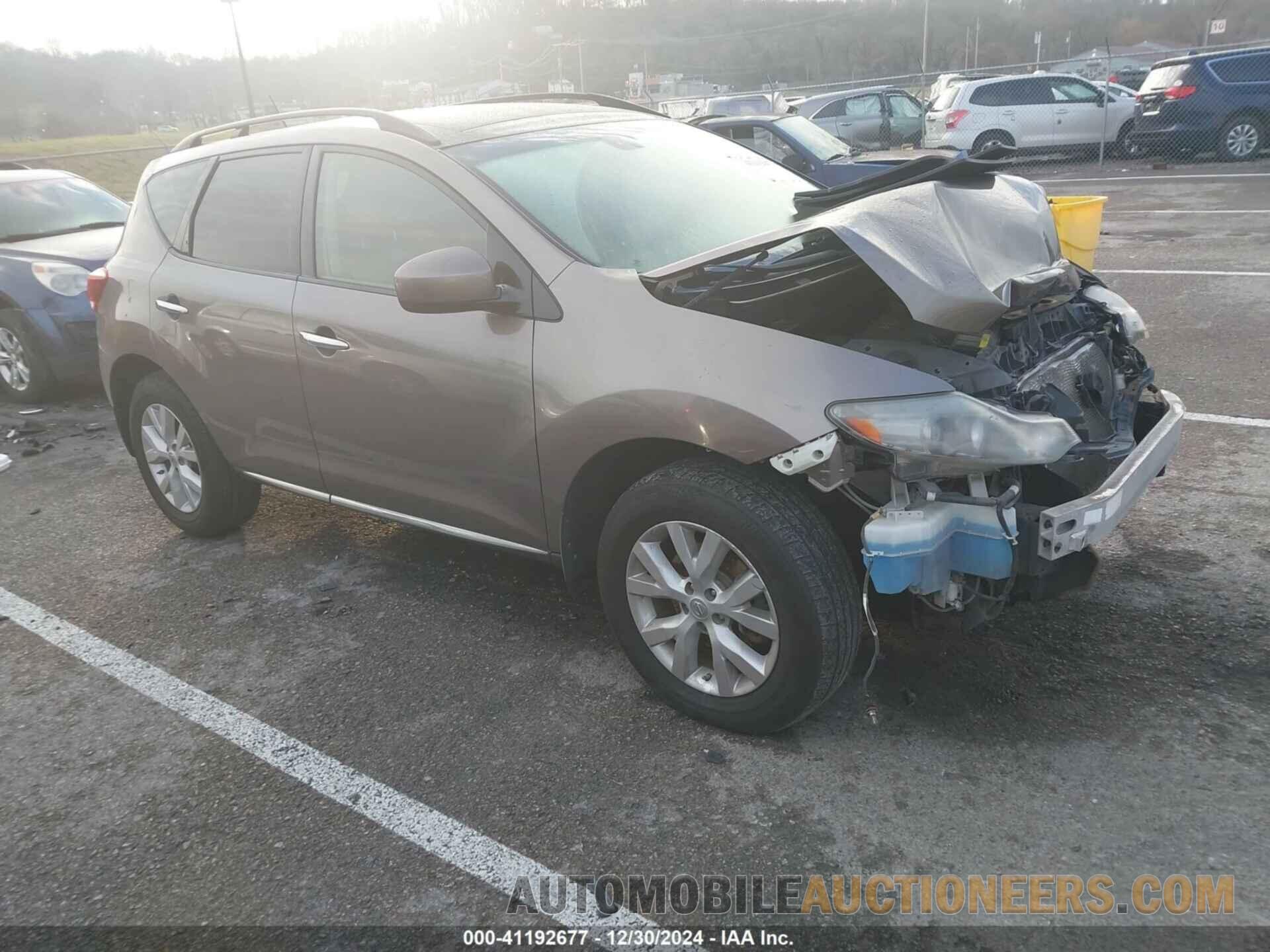 JN8AZ1MW1DW306176 NISSAN MURANO 2013