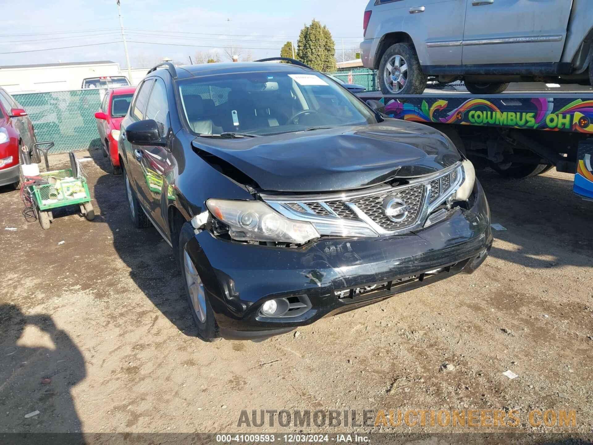 JN8AZ1MW2BW172677 NISSAN MURANO 2011