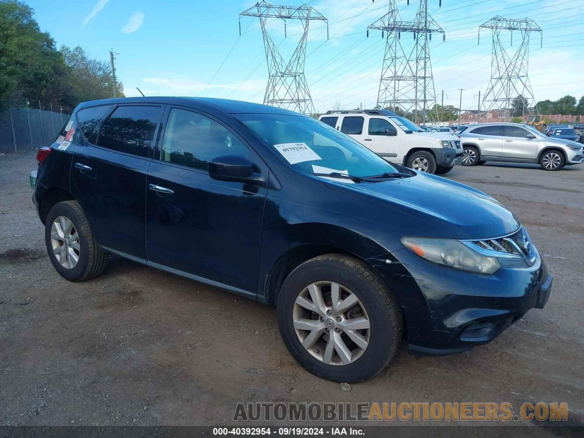 JN8AZ1MW2CW212001 NISSAN MURANO 2012