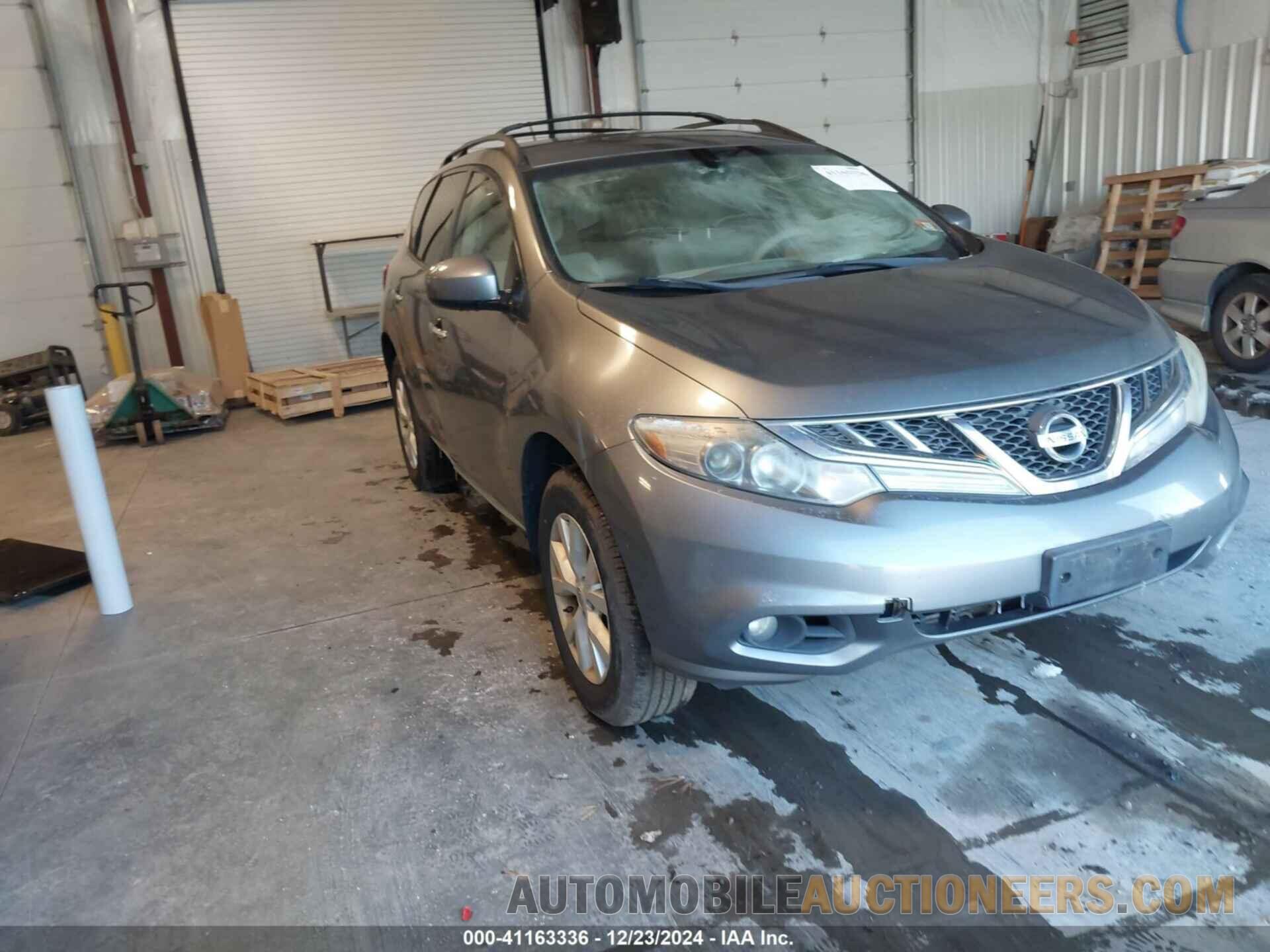 JN8AZ1MW2DW315212 NISSAN MURANO 2013