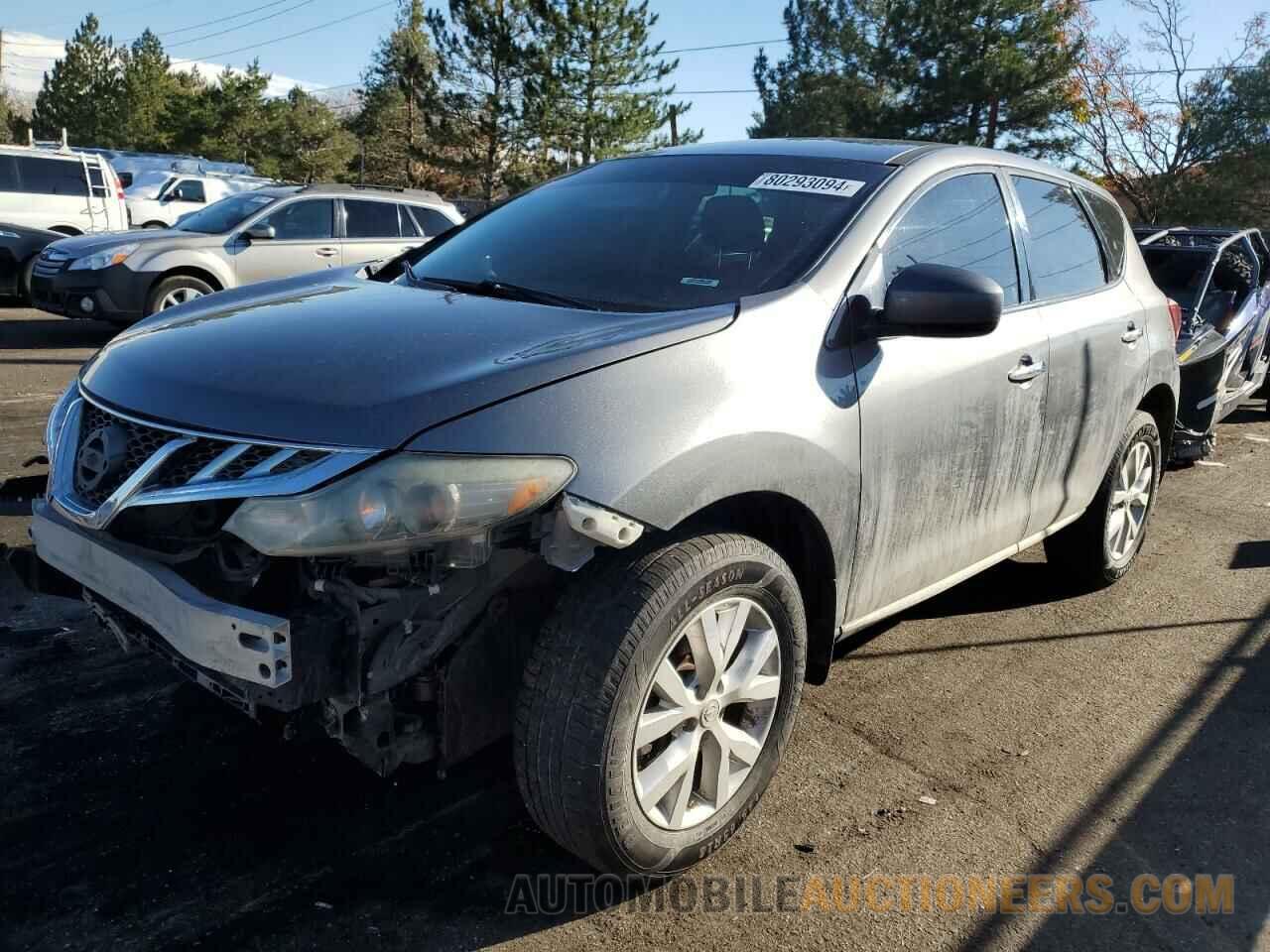 JN8AZ1MW2DW320314 NISSAN MURANO 2013