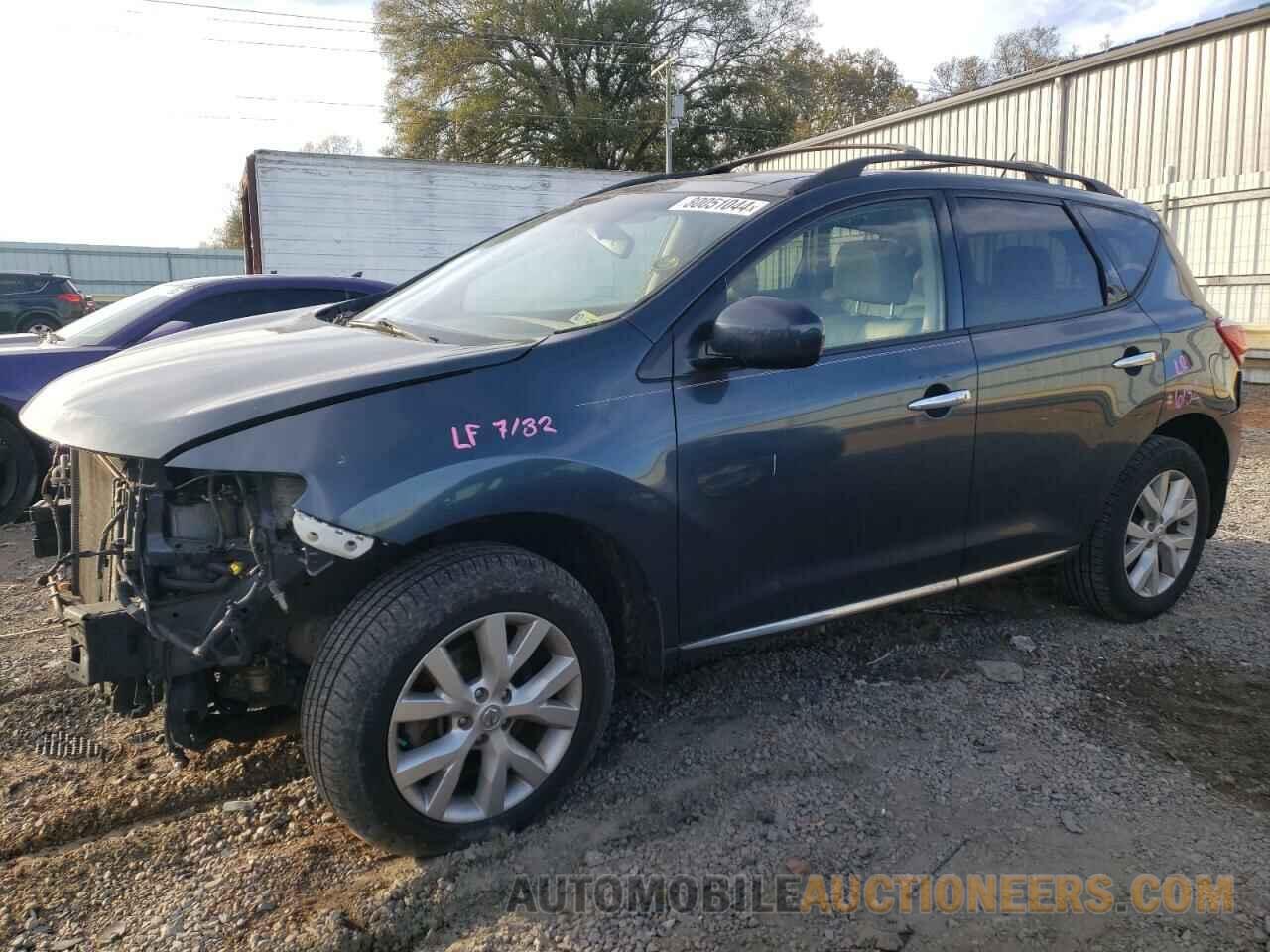 JN8AZ1MW2DW320426 NISSAN MURANO 2013