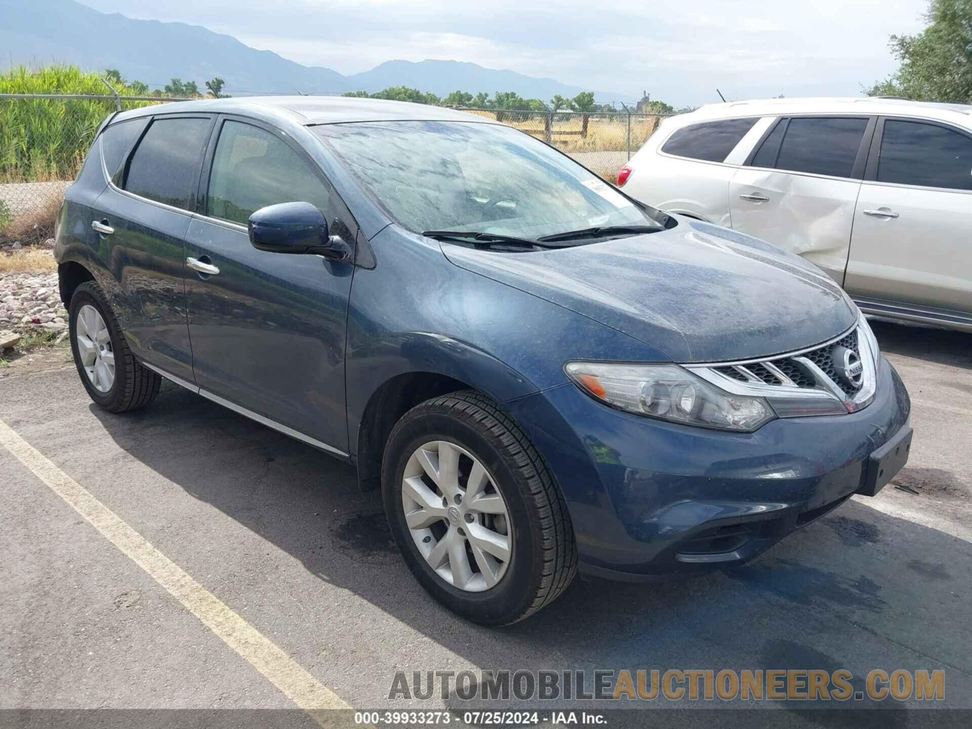 JN8AZ1MW2EW514777 NISSAN MURANO 2014