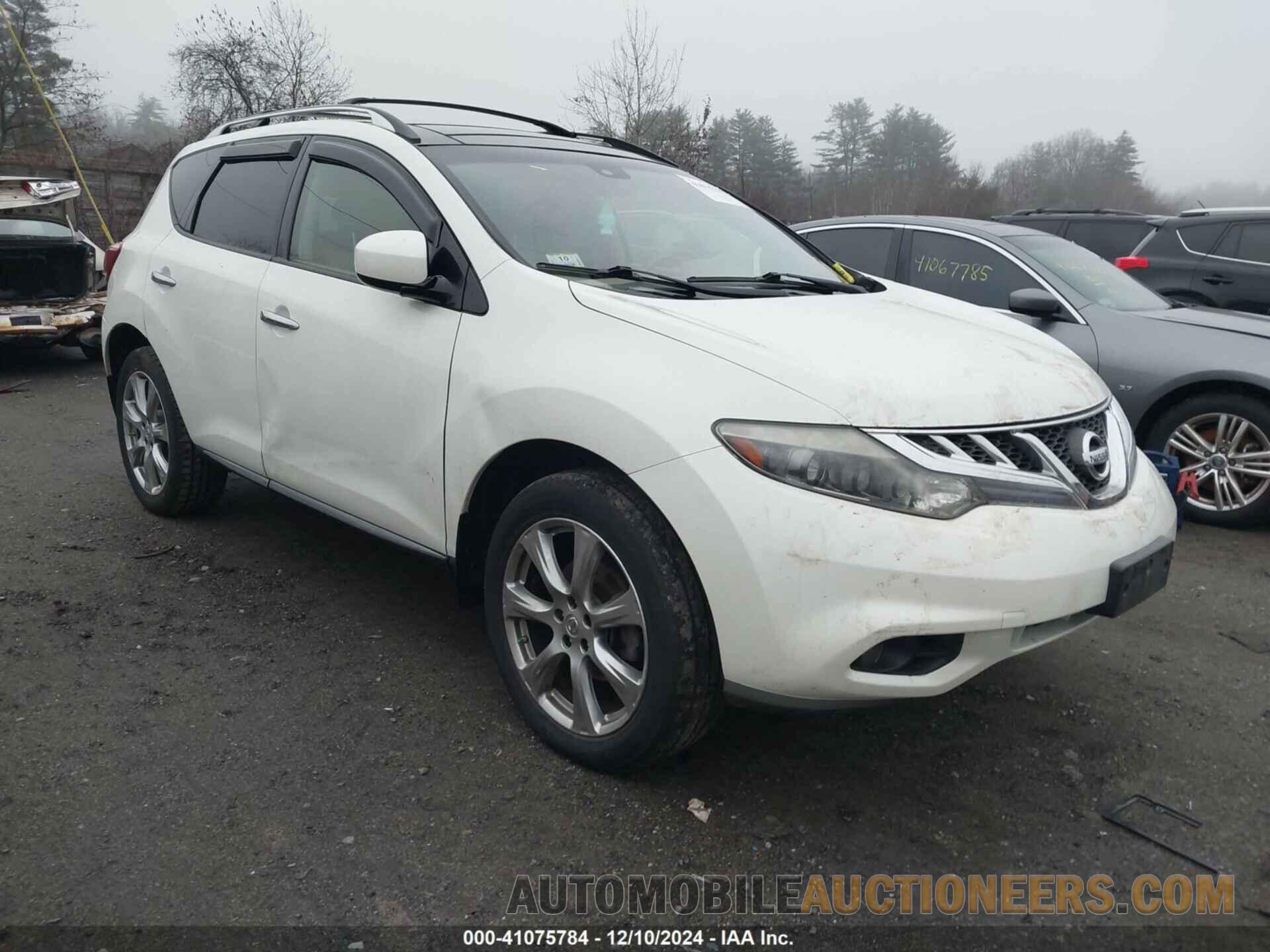 JN8AZ1MW2EW518490 NISSAN MURANO 2014