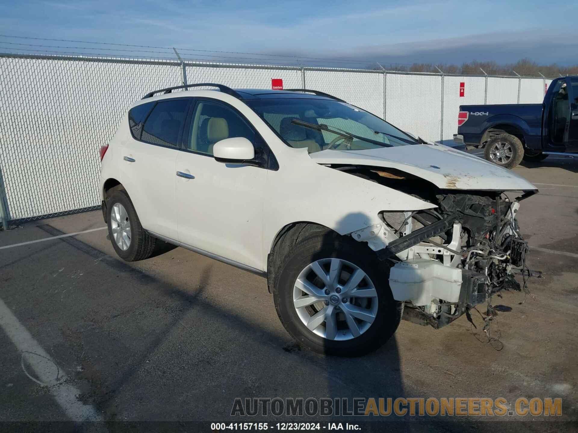 JN8AZ1MW2EW528680 NISSAN MURANO 2014