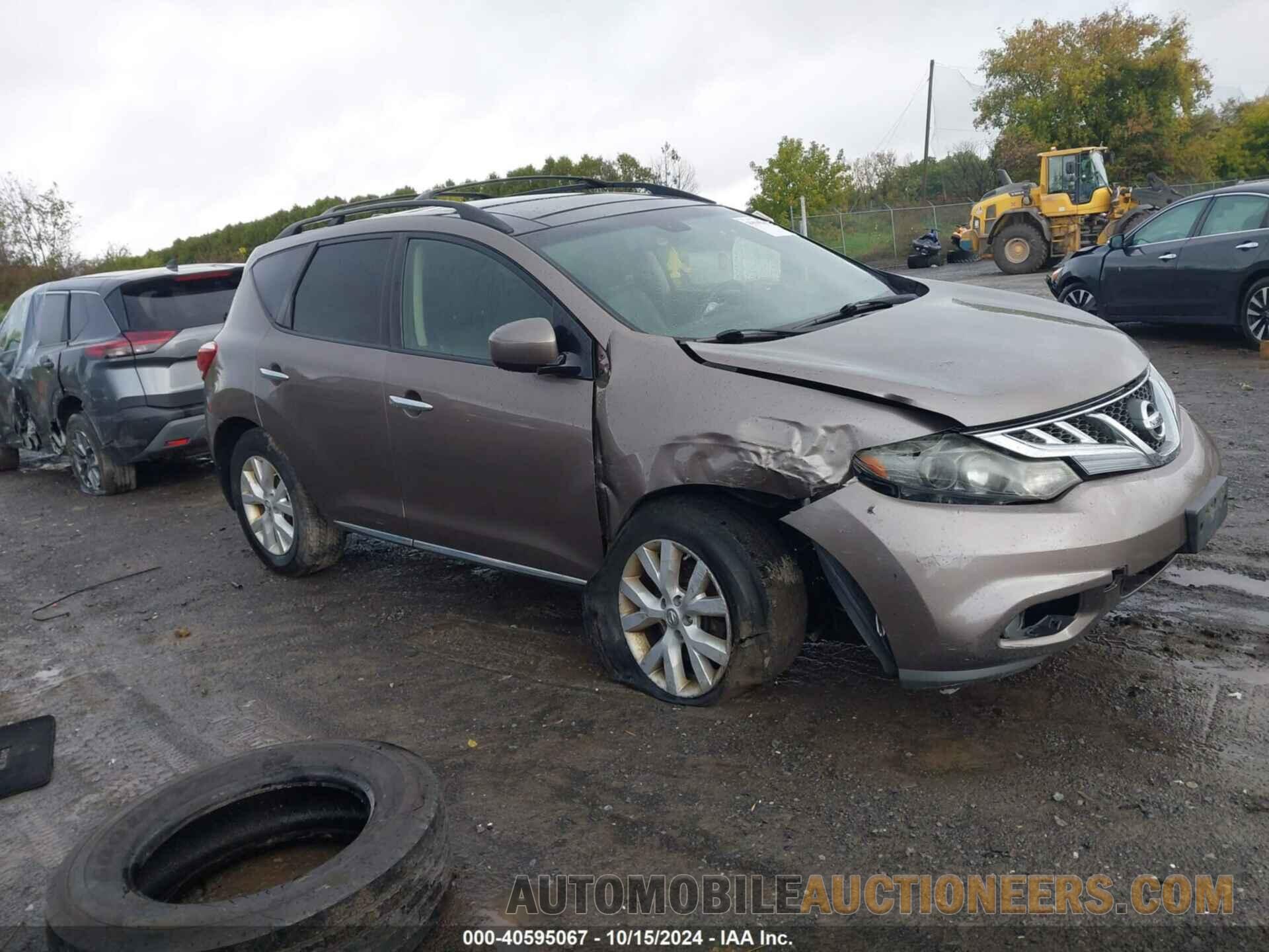 JN8AZ1MW3BW184921 NISSAN MURANO 2011