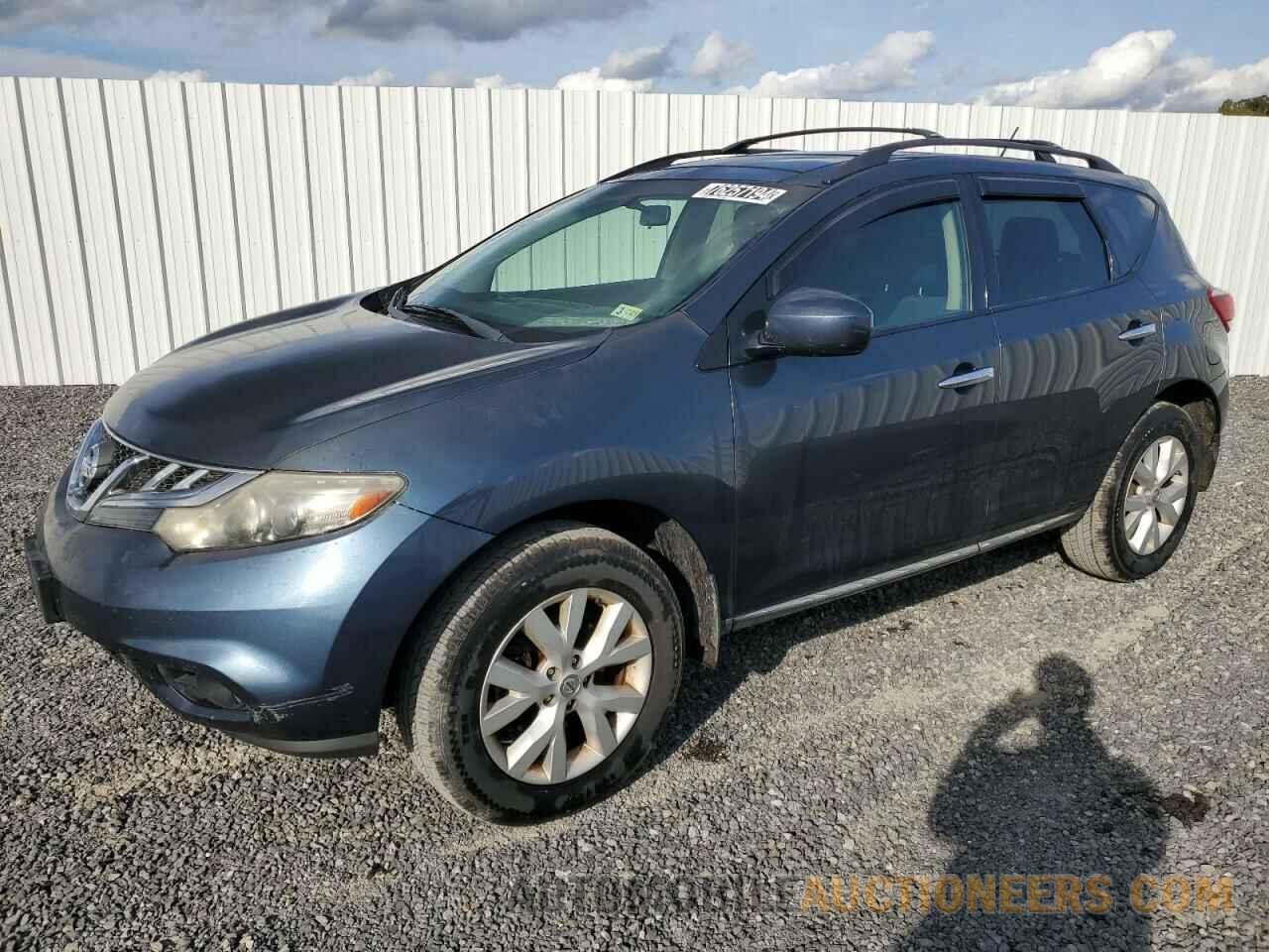 JN8AZ1MW3CW201461 NISSAN MURANO 2012