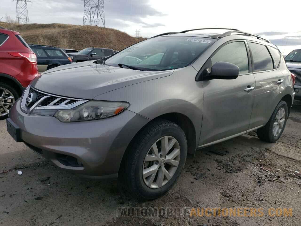 JN8AZ1MW3CW239885 NISSAN MURANO 2012