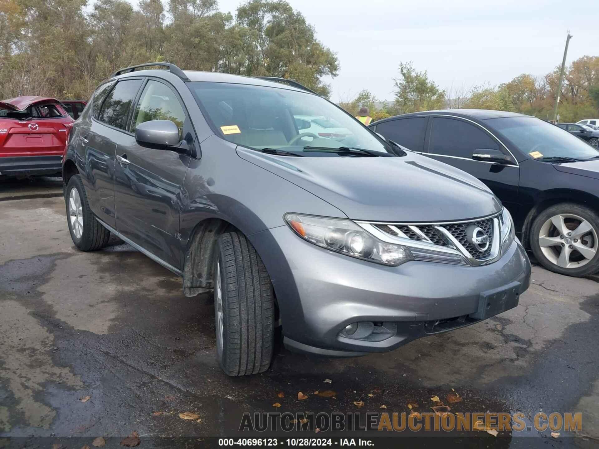 JN8AZ1MW3DW303991 NISSAN MURANO 2013