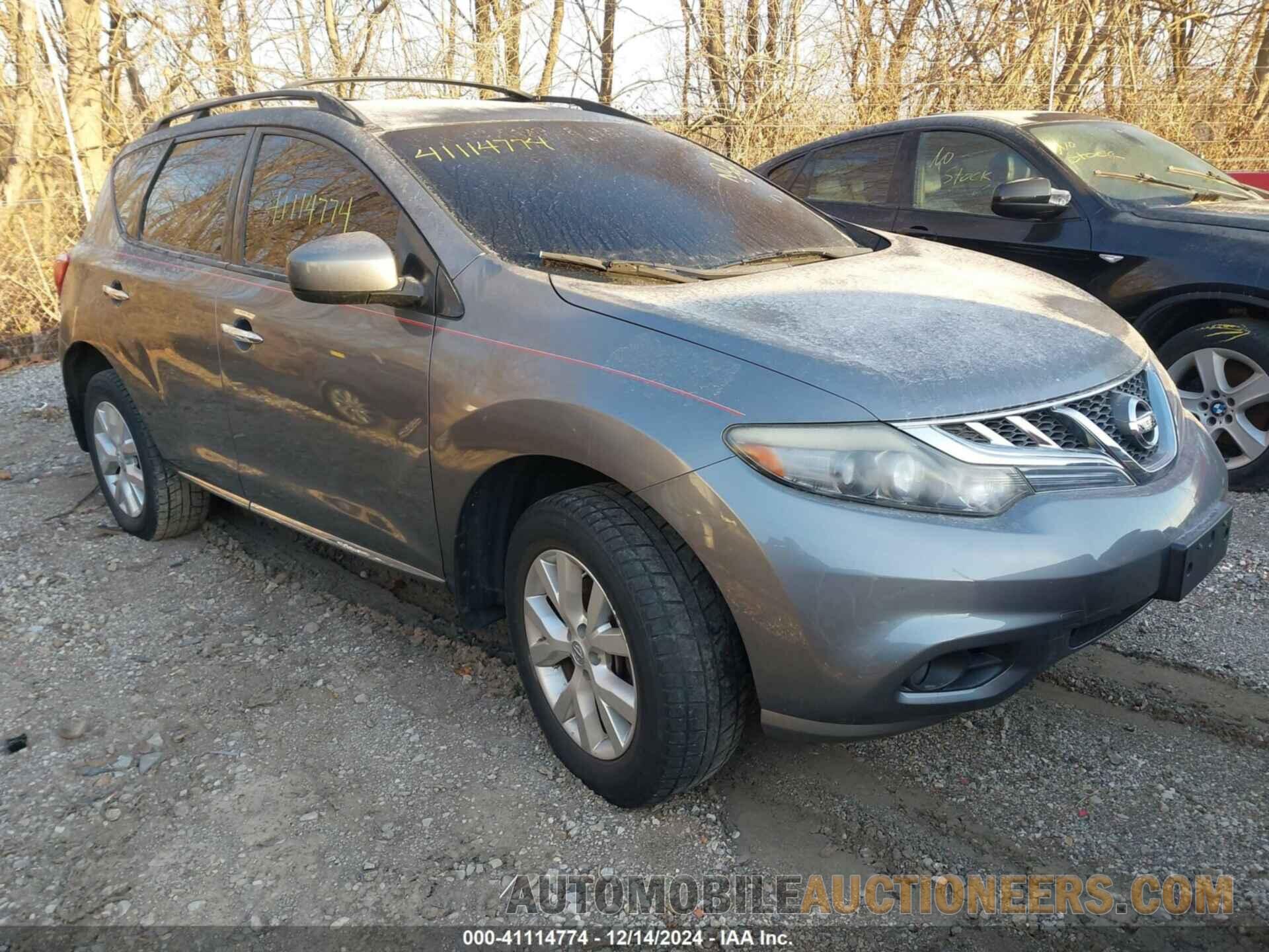 JN8AZ1MW3DW318295 NISSAN MURANO 2013