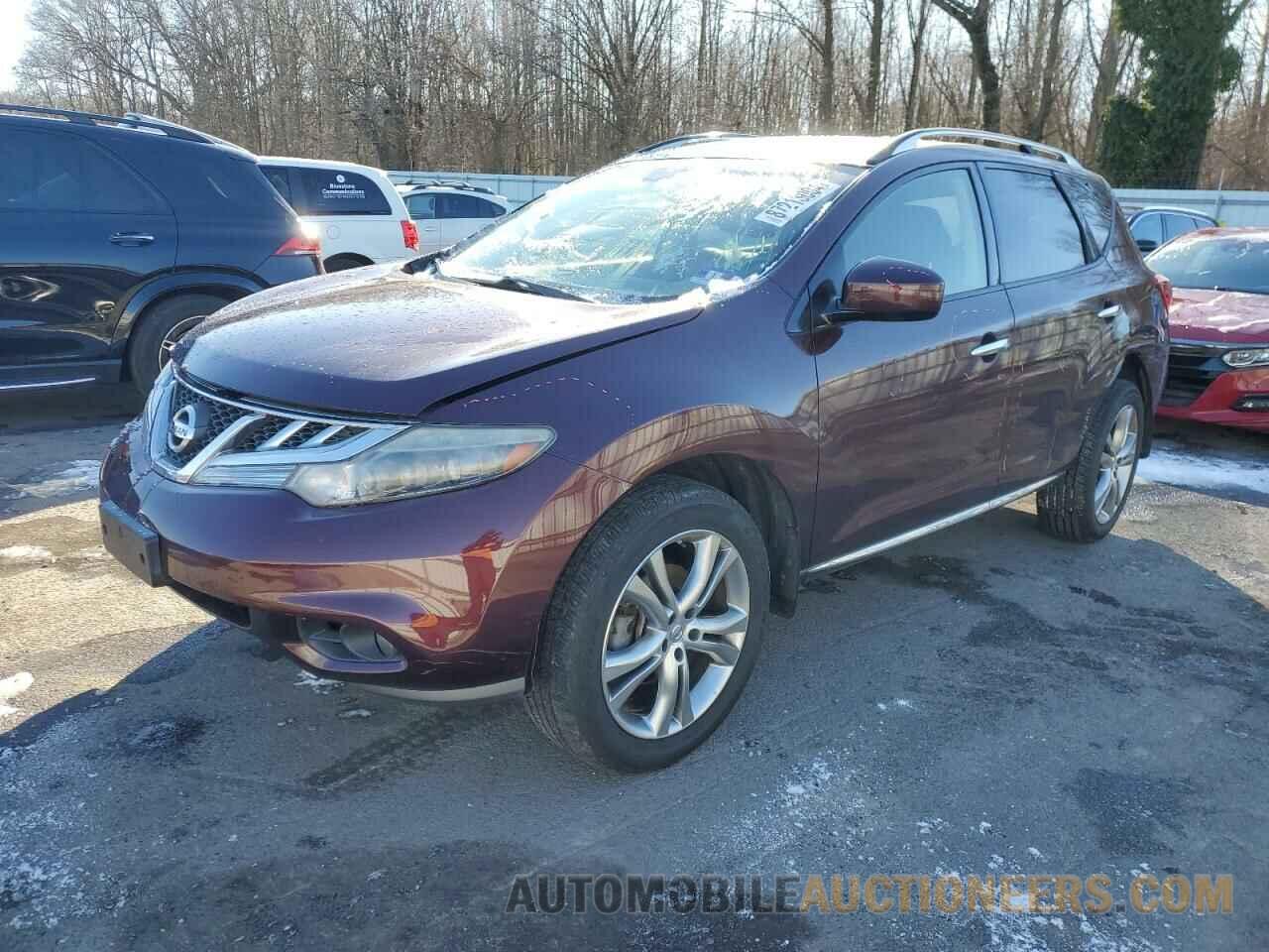 JN8AZ1MW3DW321441 NISSAN MURANO 2013