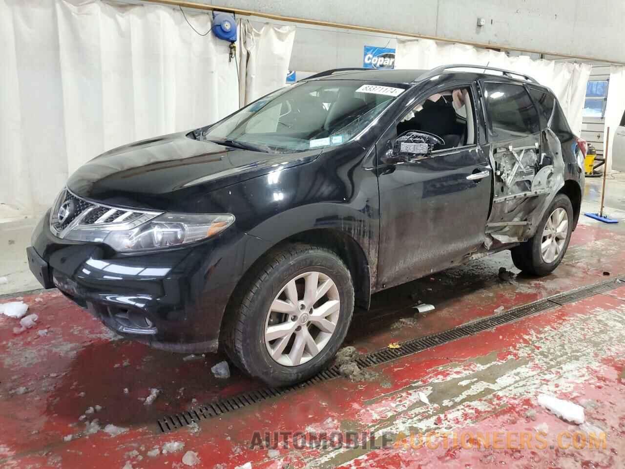 JN8AZ1MW3EW528025 NISSAN MURANO 2014