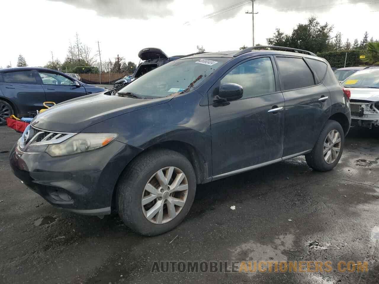 JN8AZ1MW4CW203543 NISSAN MURANO 2012