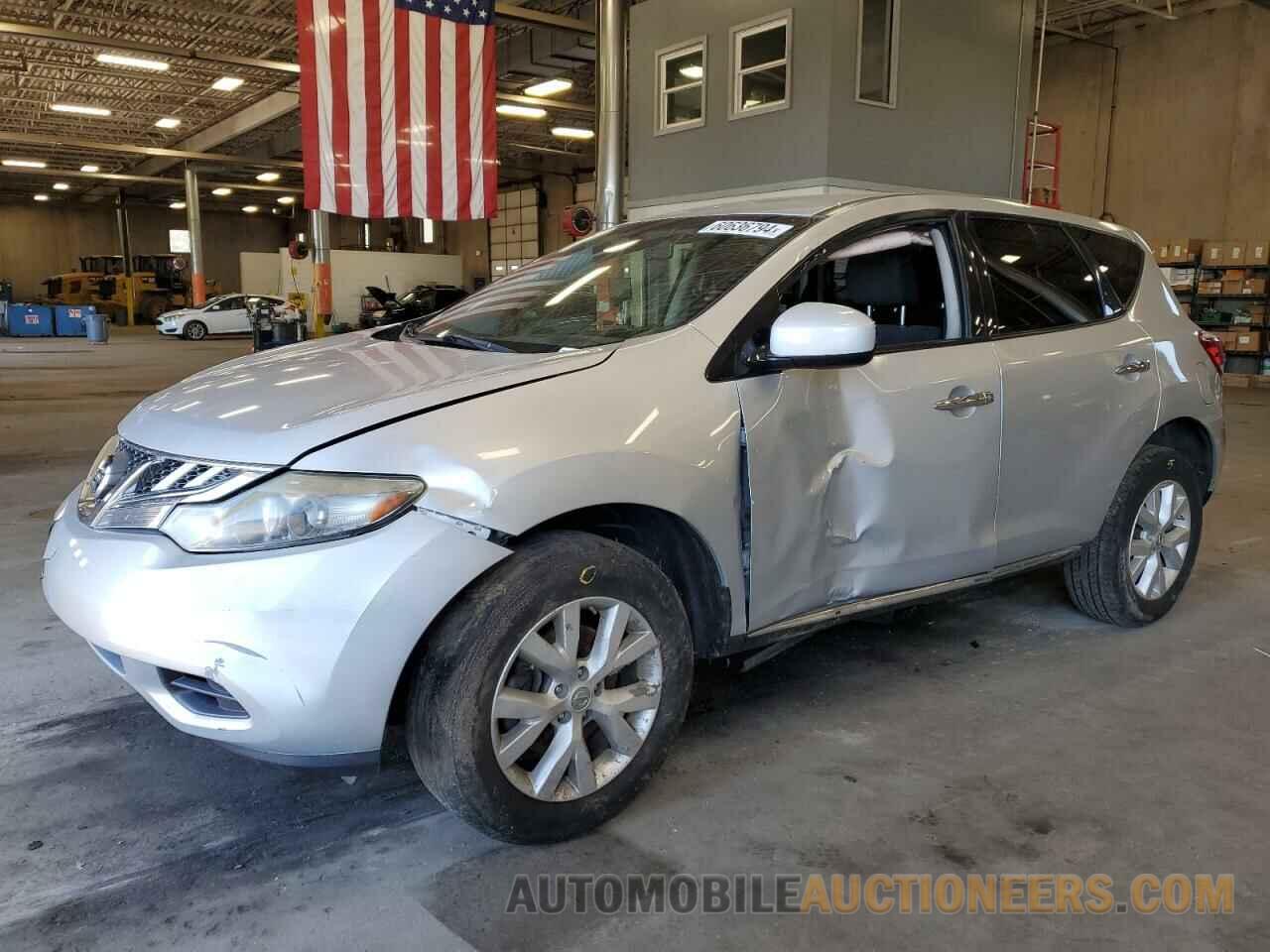 JN8AZ1MW4CW231343 NISSAN MURANO 2012