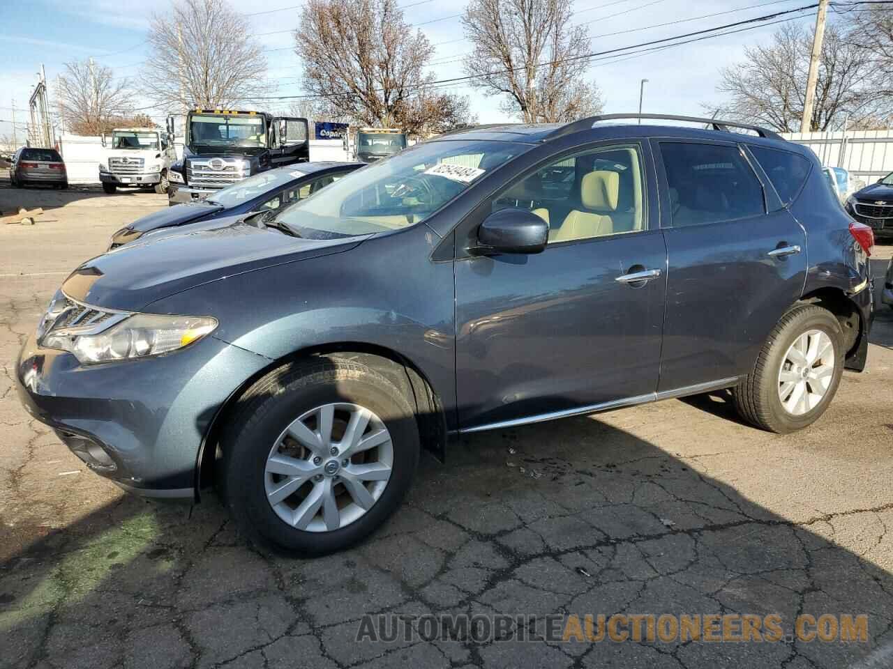 JN8AZ1MW4CW231486 NISSAN MURANO 2012