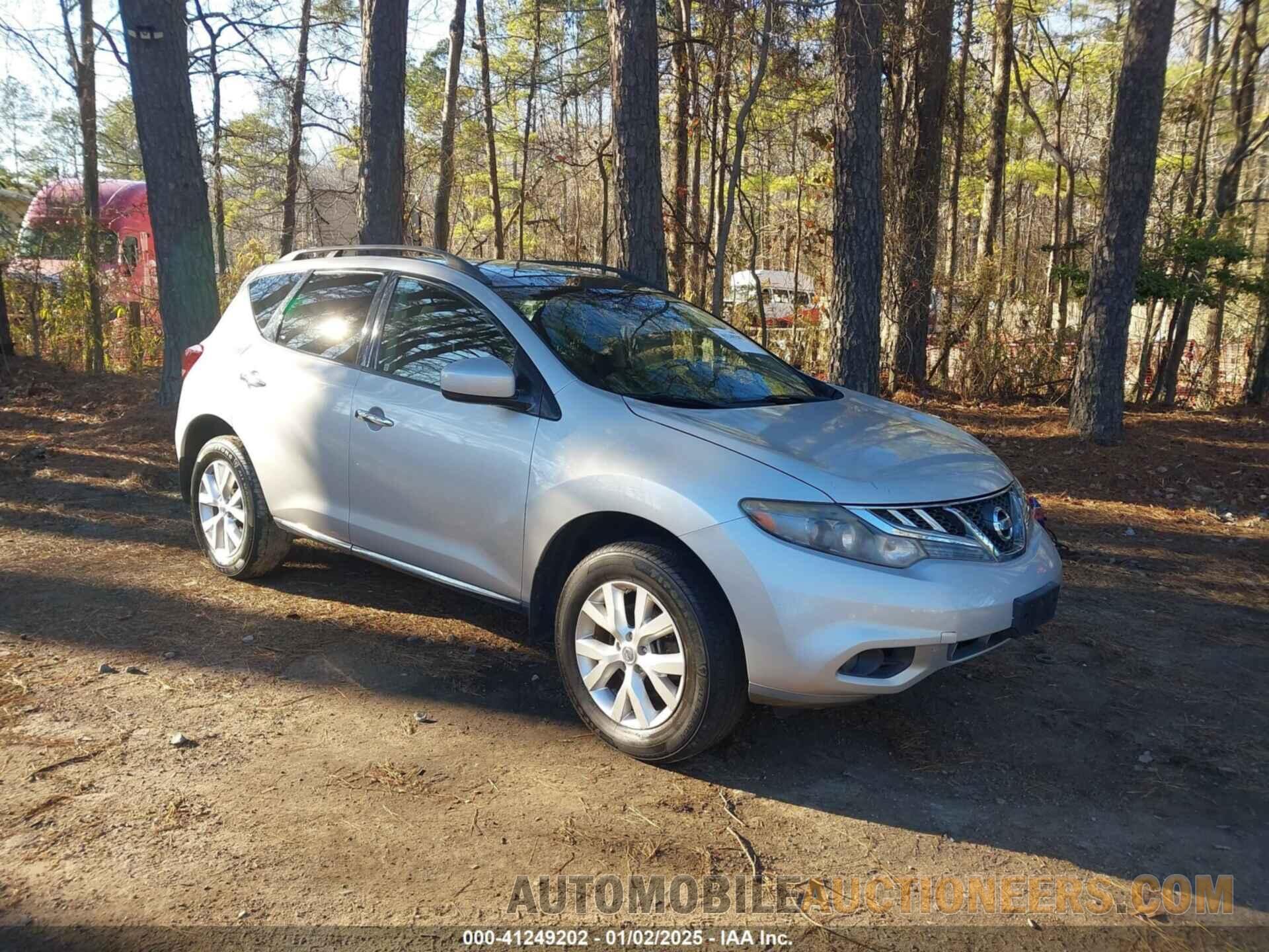 JN8AZ1MW4DW321948 NISSAN MURANO 2013