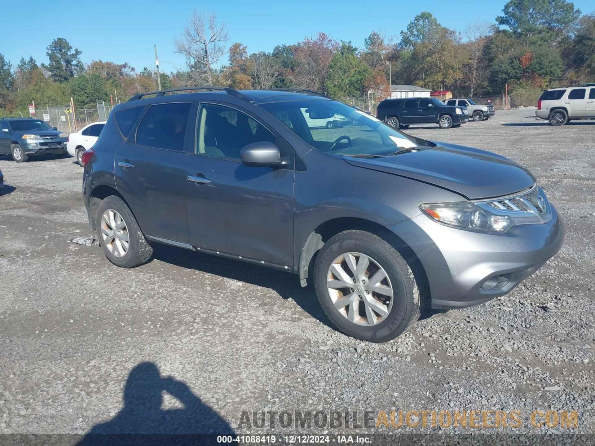 JN8AZ1MW4EW532293 NISSAN MURANO 2014