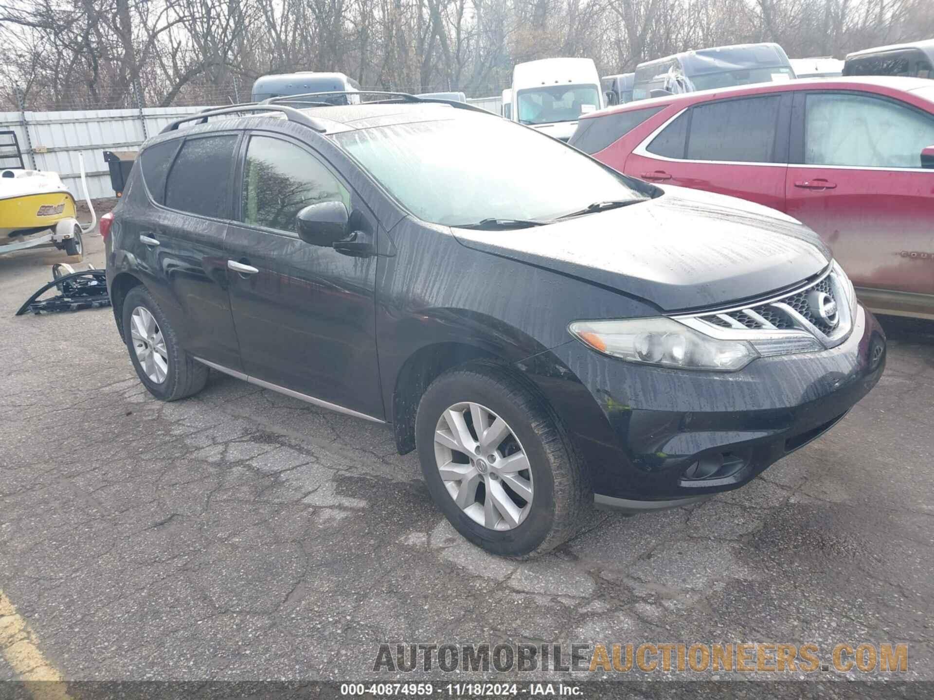 JN8AZ1MW5CW227155 NISSAN MURANO 2012