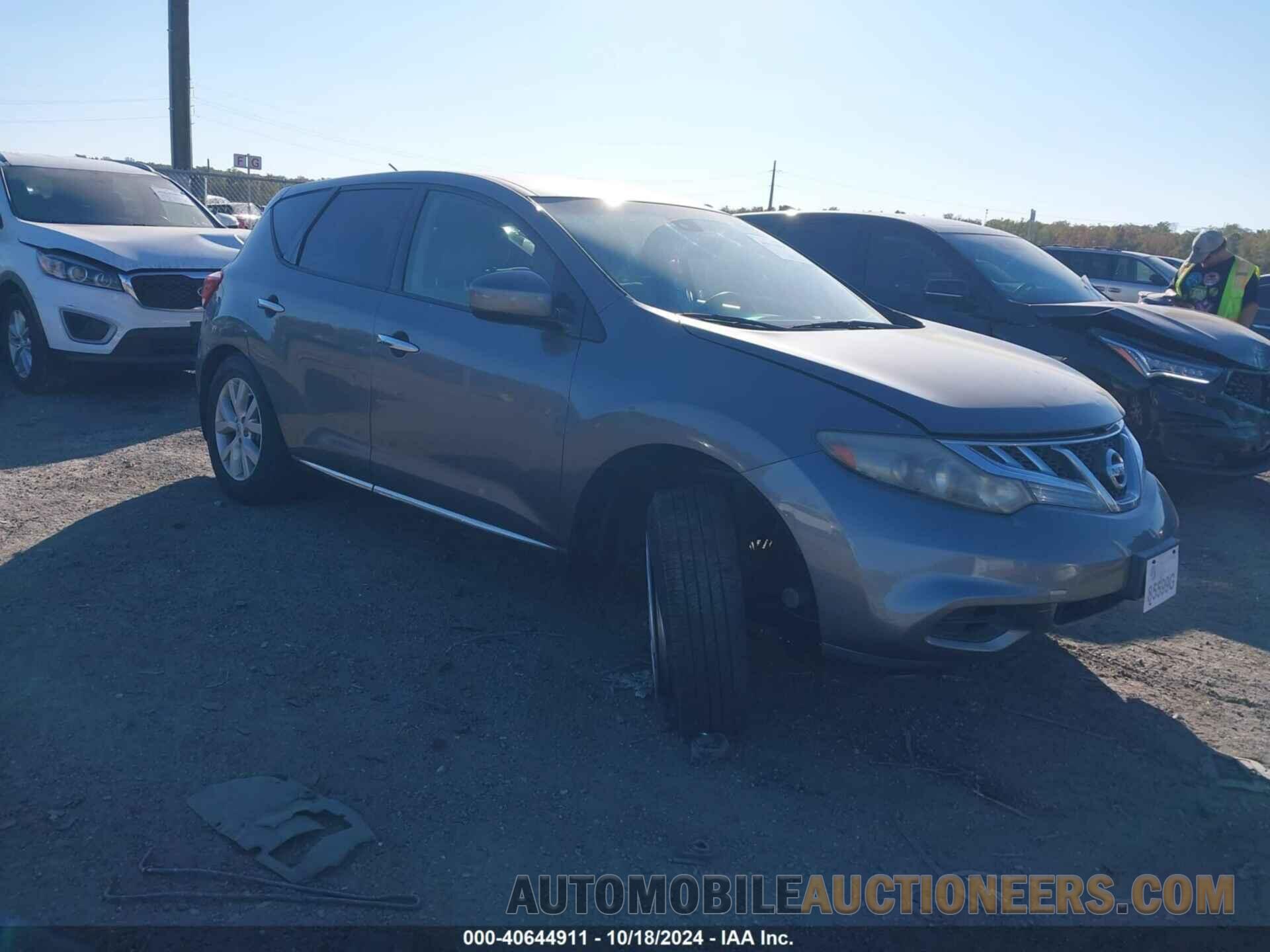 JN8AZ1MW5DW310960 NISSAN MURANO 2013