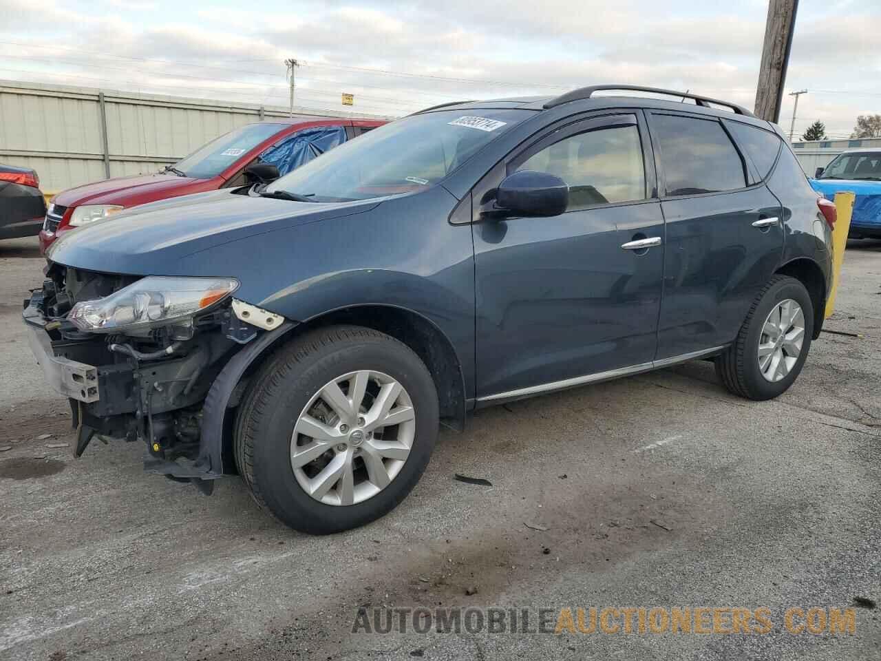 JN8AZ1MW5DW312563 NISSAN MURANO 2013