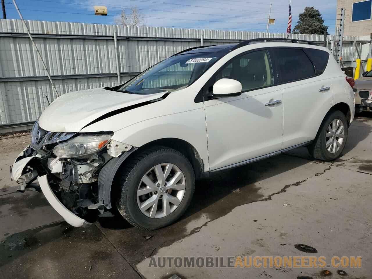 JN8AZ1MW5EW512683 NISSAN MURANO 2014