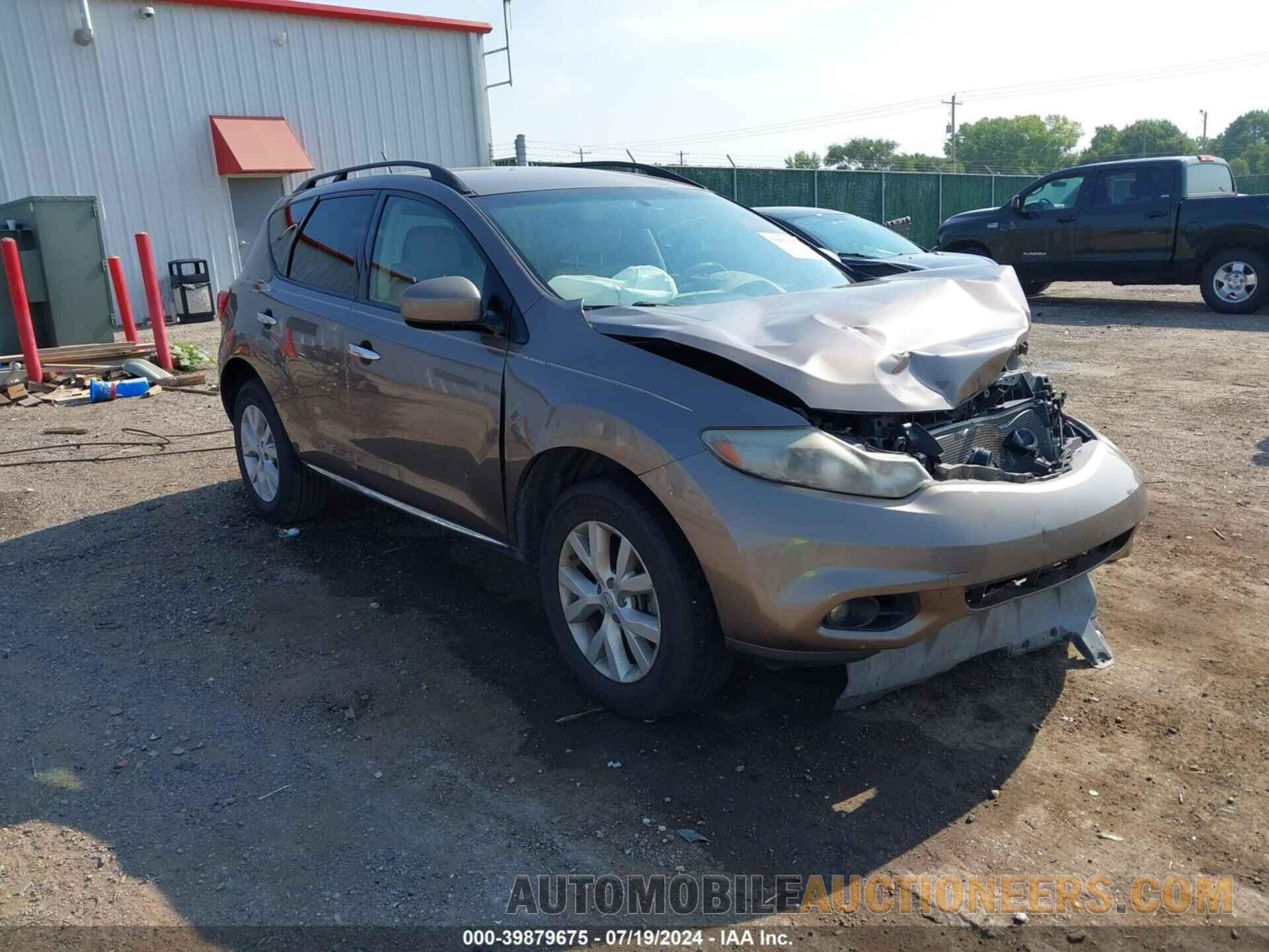 JN8AZ1MW5EW514501 NISSAN MURANO 2014