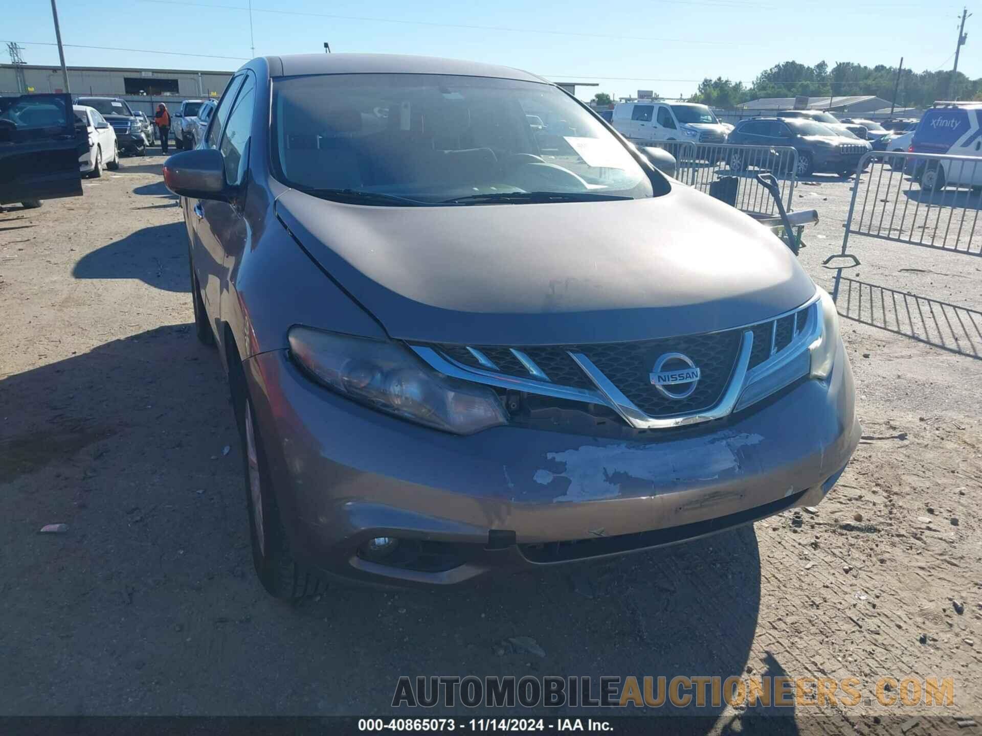 JN8AZ1MW5EW518287 NISSAN MURANO 2014