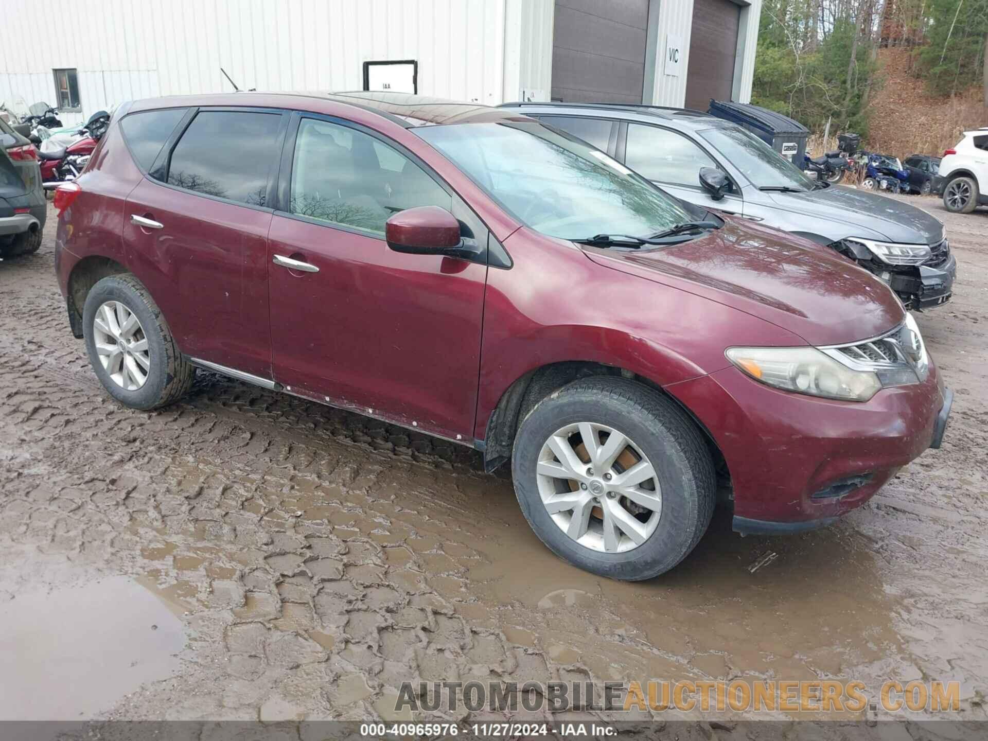 JN8AZ1MW6BW168616 NISSAN MURANO 2011