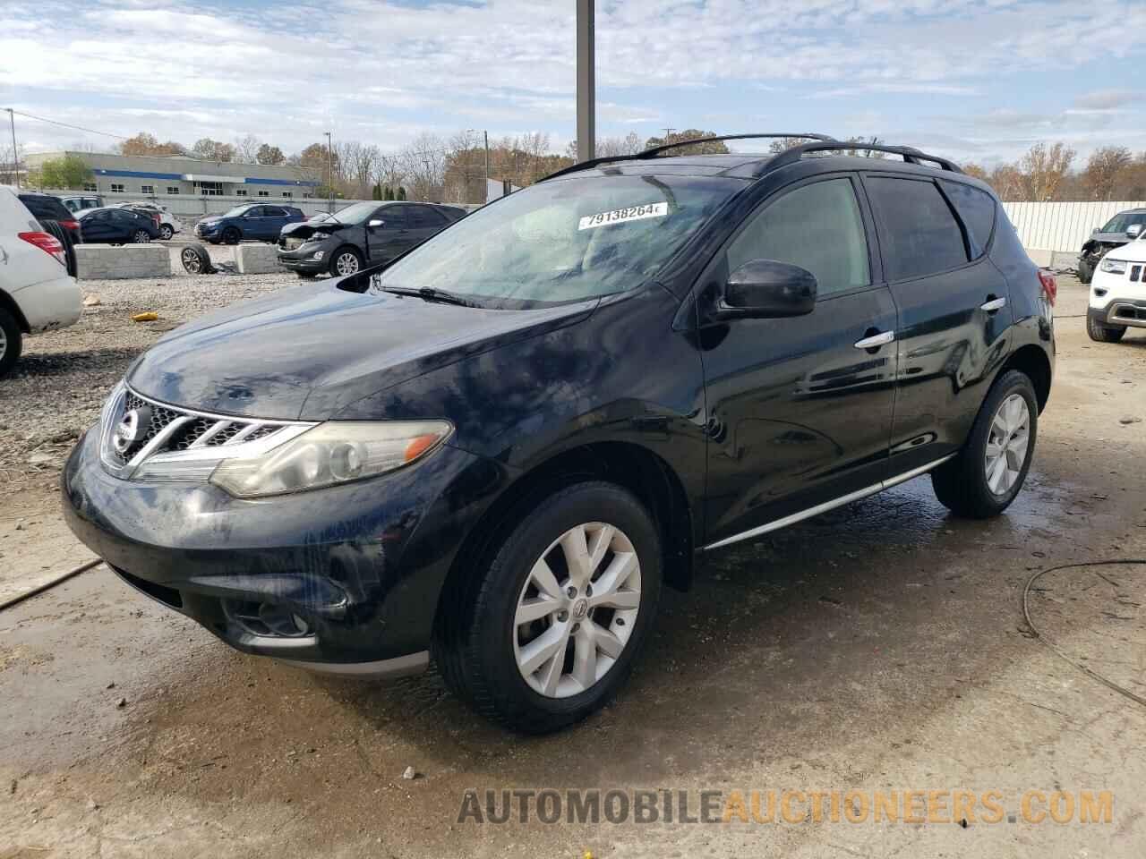 JN8AZ1MW6CW213118 NISSAN MURANO 2012