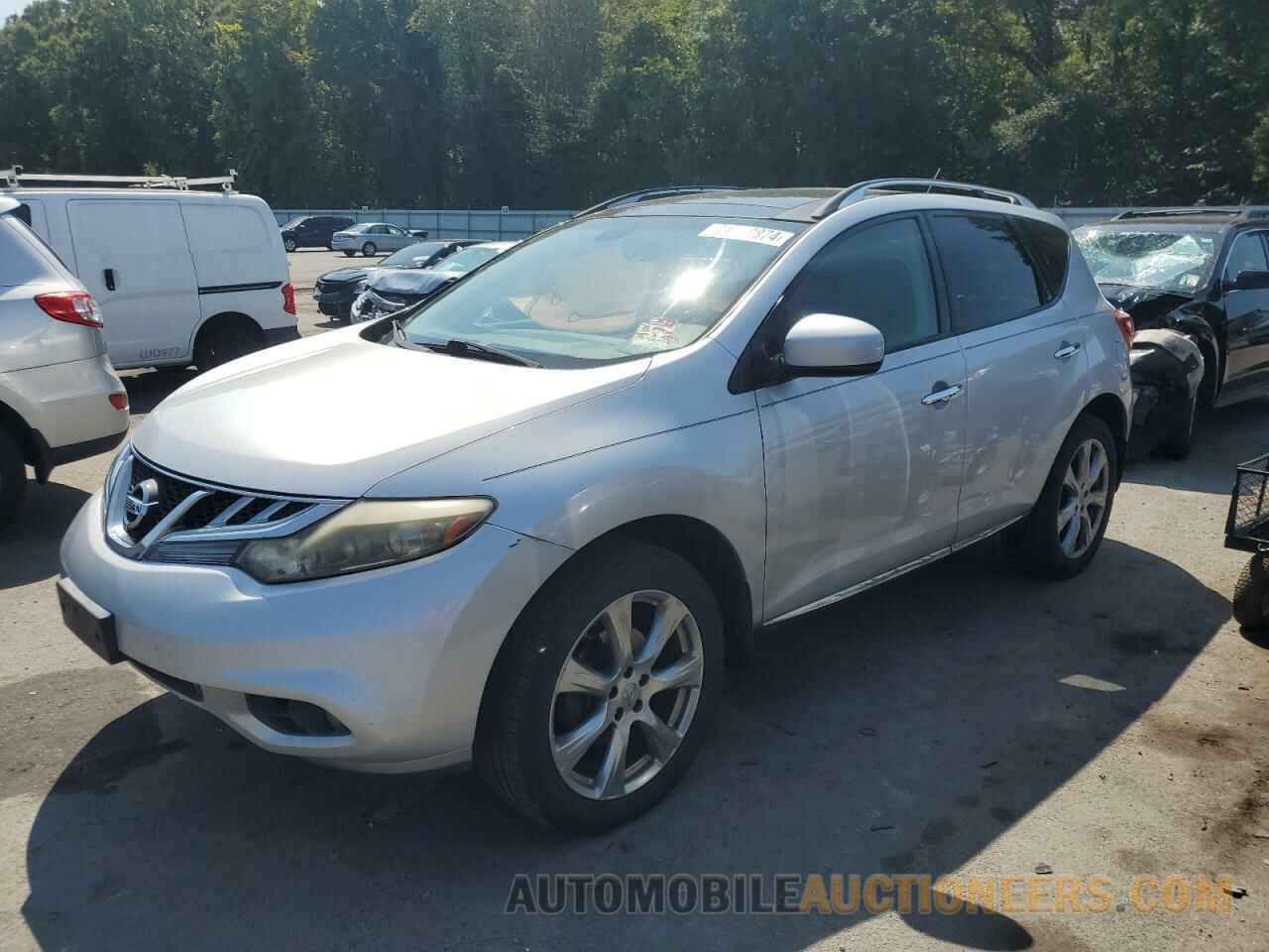 JN8AZ1MW6CW222613 NISSAN MURANO 2012