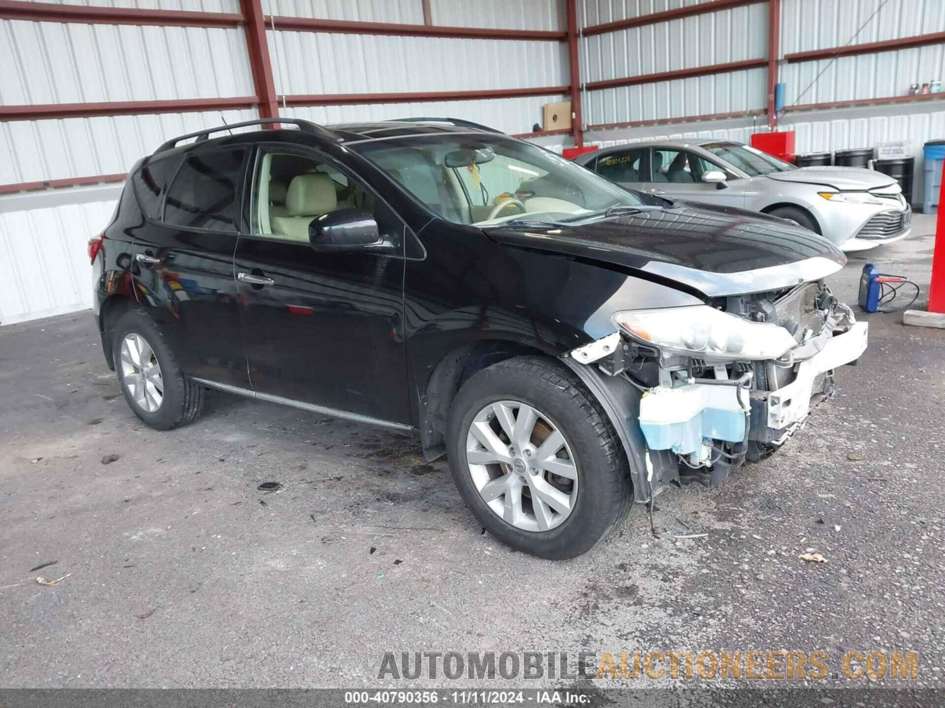 JN8AZ1MW6EW506231 NISSAN MURANO 2014