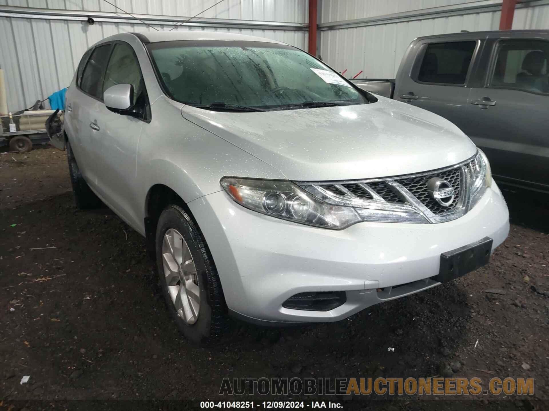 JN8AZ1MW6EW516841 NISSAN MURANO 2014