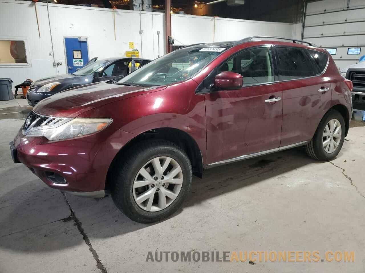 JN8AZ1MW7CW200541 NISSAN MURANO 2012