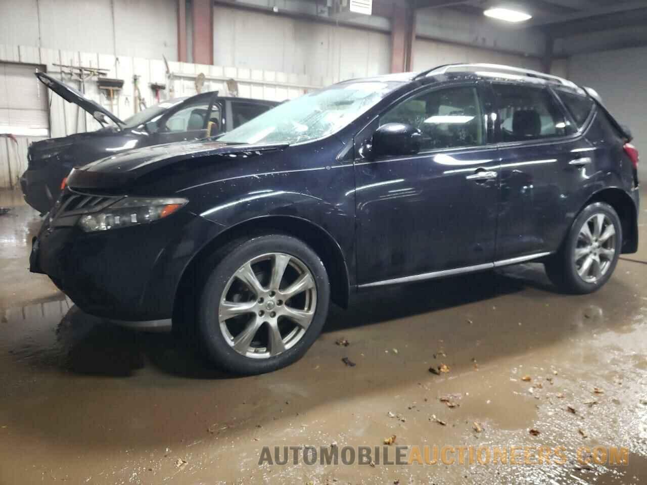 JN8AZ1MW7CW204167 NISSAN MURANO 2012